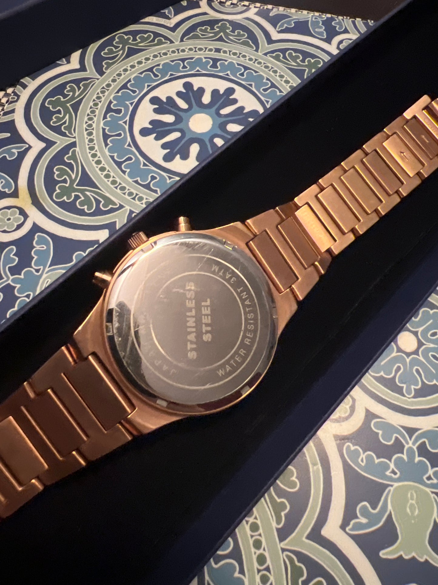 Rose gold tone lady’s Steel by Design Watch