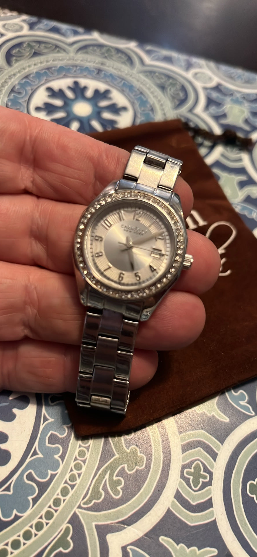 Lady’s Caravelle by Bulova crystal accent watch