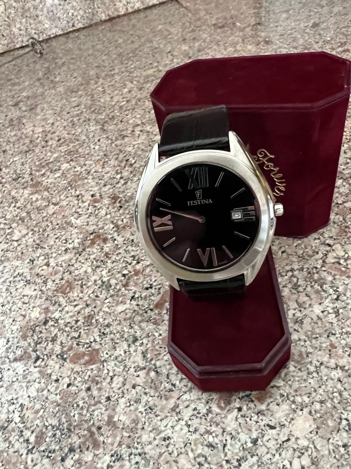 Men’s Festina slim-line under cuff dress watch