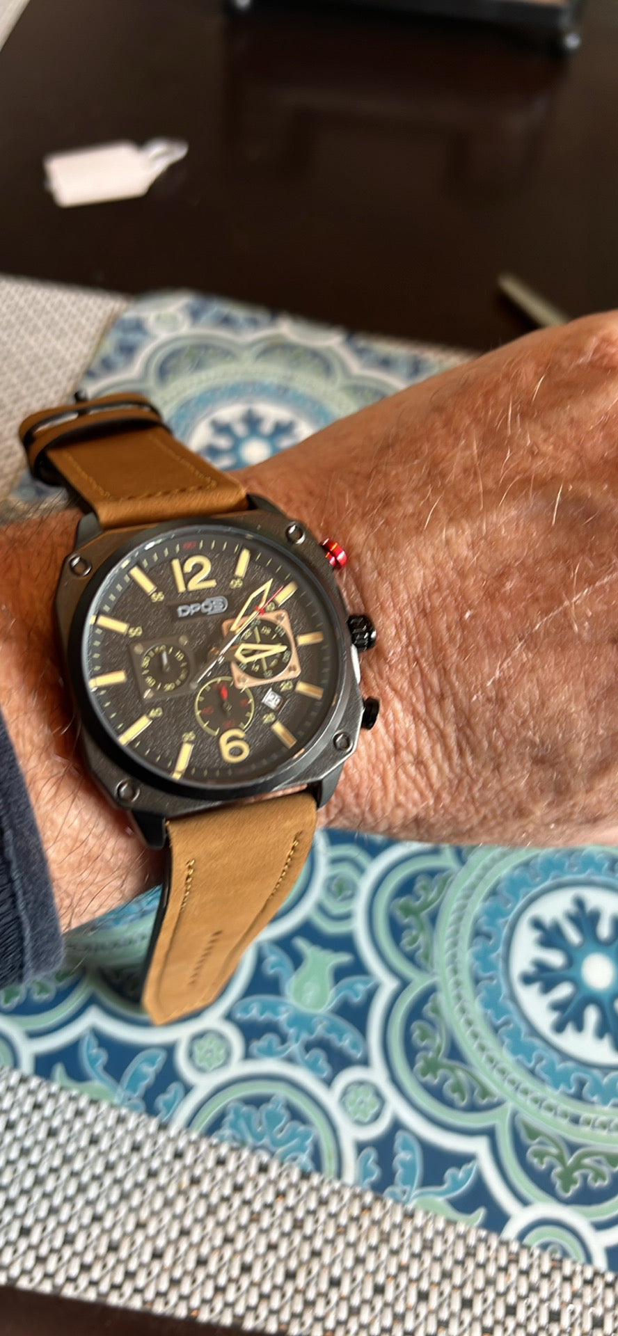 DPOS men’s tactical chronograph sport watch