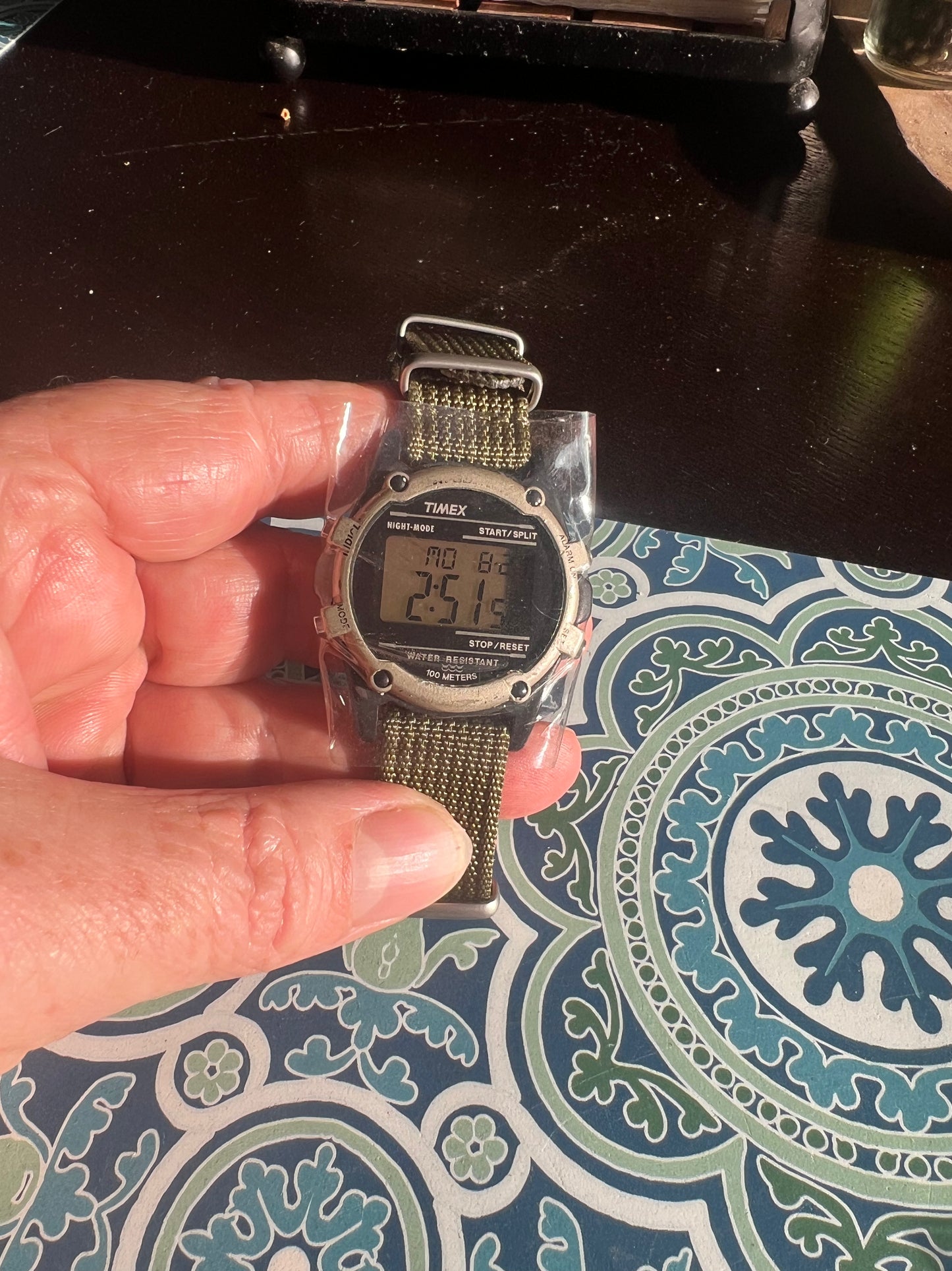 Vintage men’s Timex digital watch