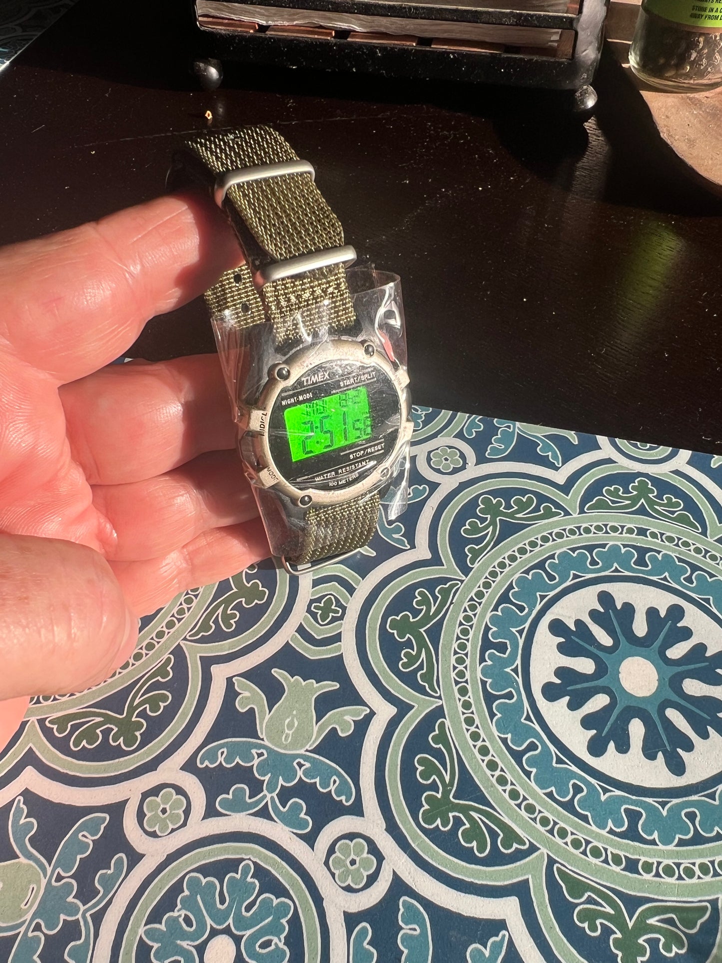 Vintage men’s Timex digital watch