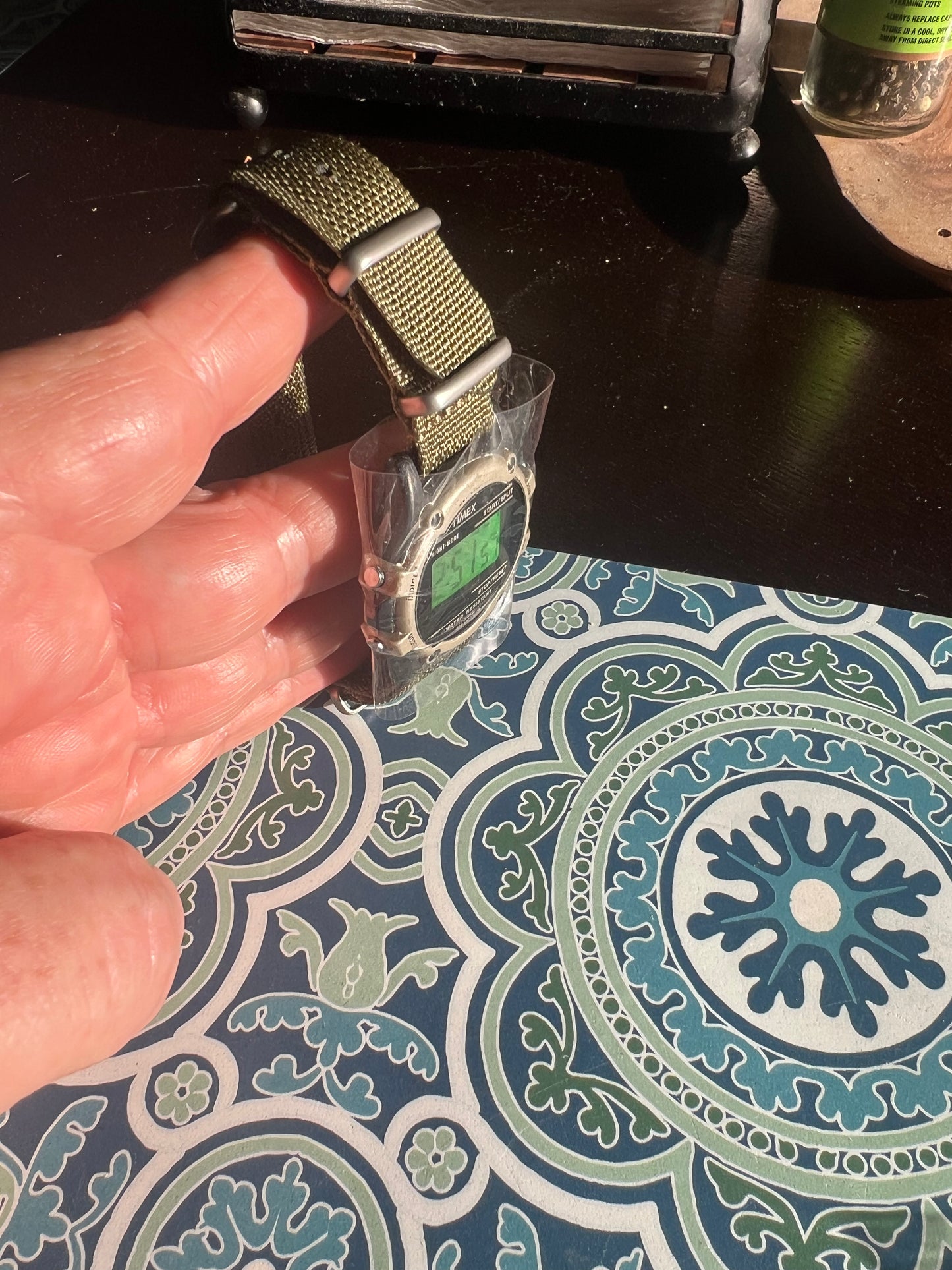 Vintage men’s Timex digital watch