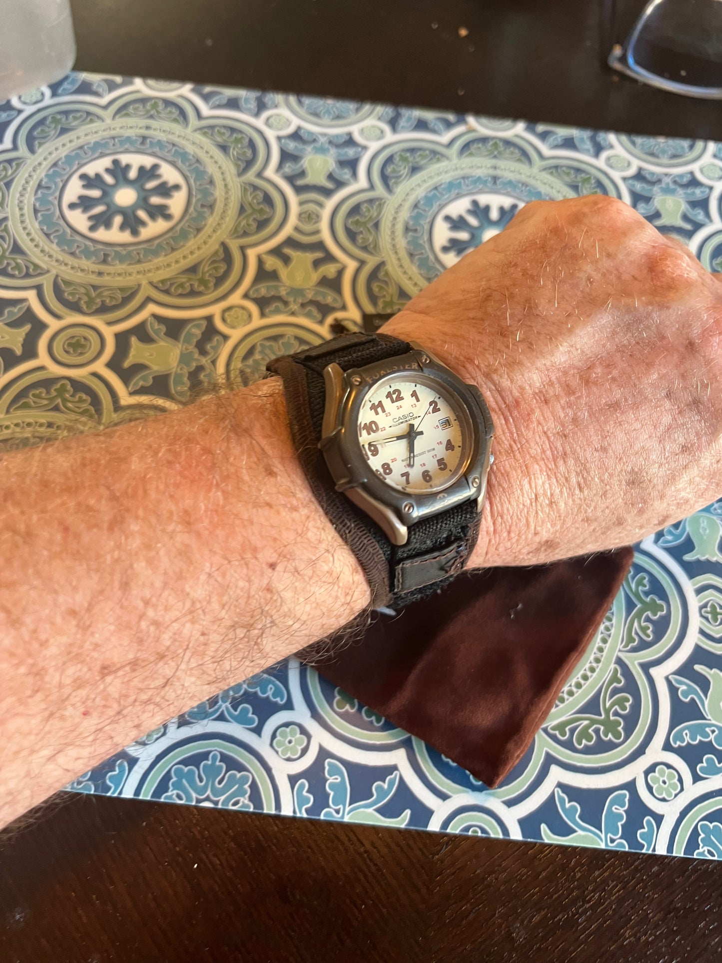 Men’s vintage Casio Forester brown/tan B5
