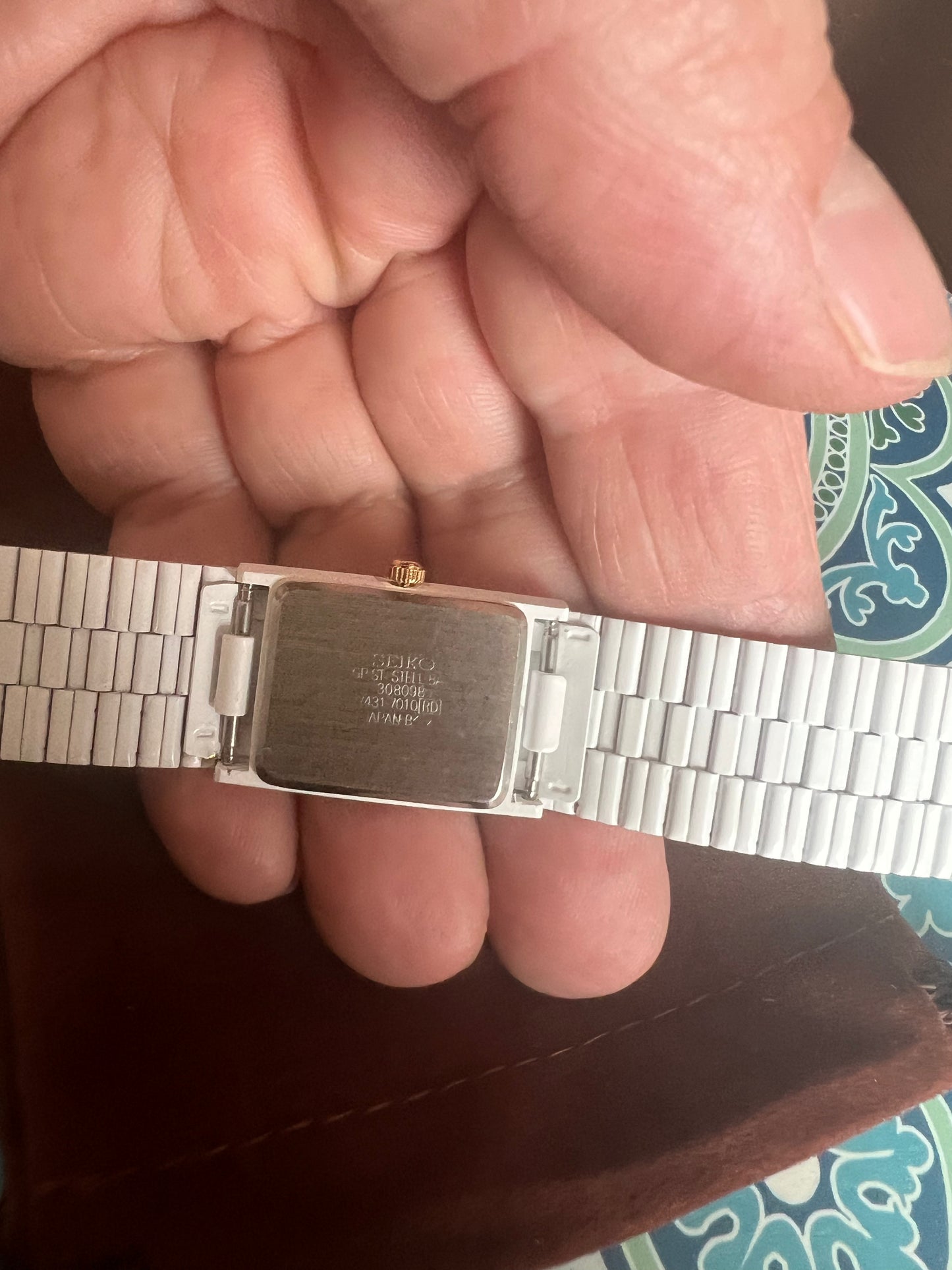 Vintage Seiko ladies “piano” watch b6