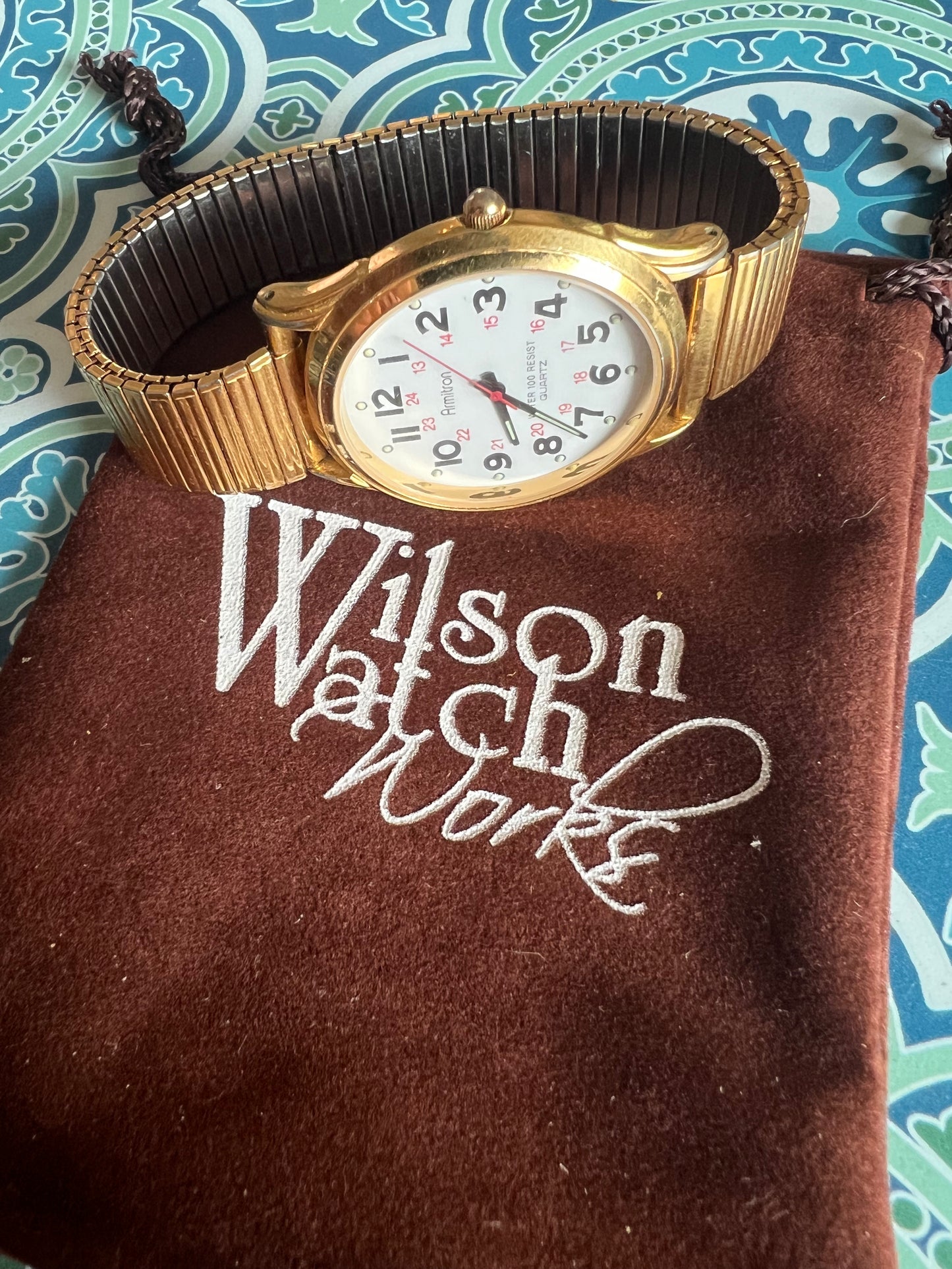 Men’s vintage Armitron railroad watch 90’s B6