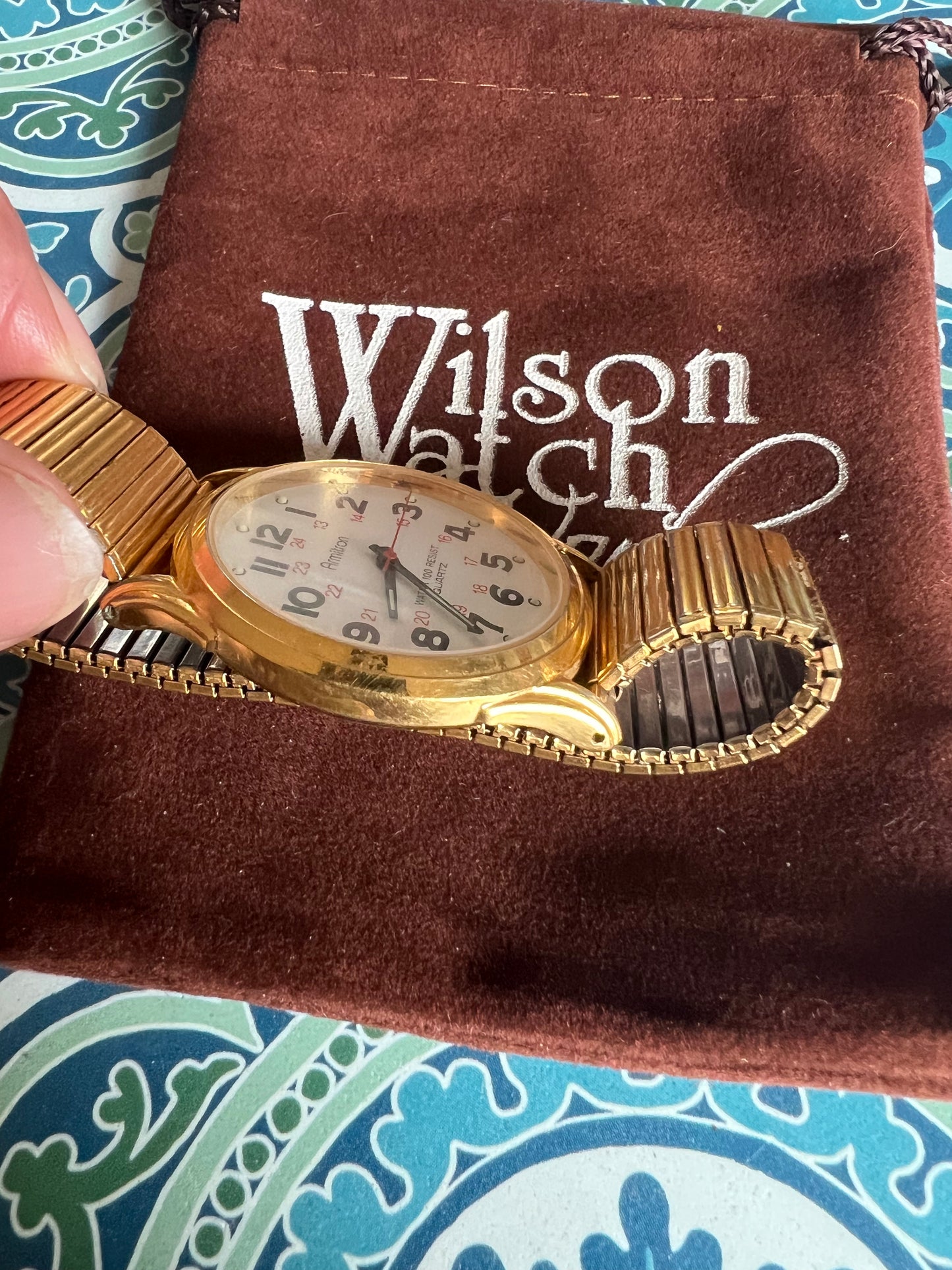 Men’s vintage Armitron railroad watch 90’s B6
