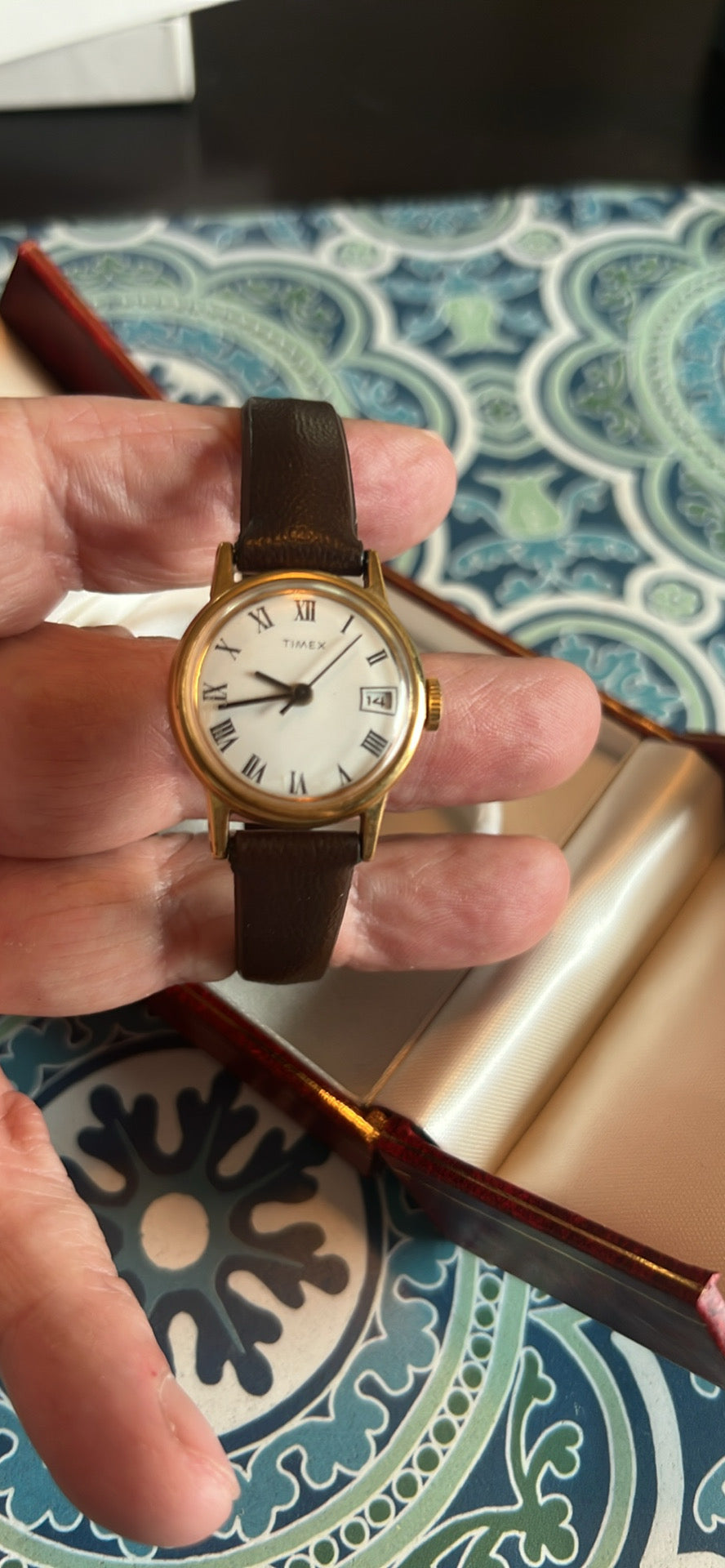Vintage Timex winding watch dainty cute petite