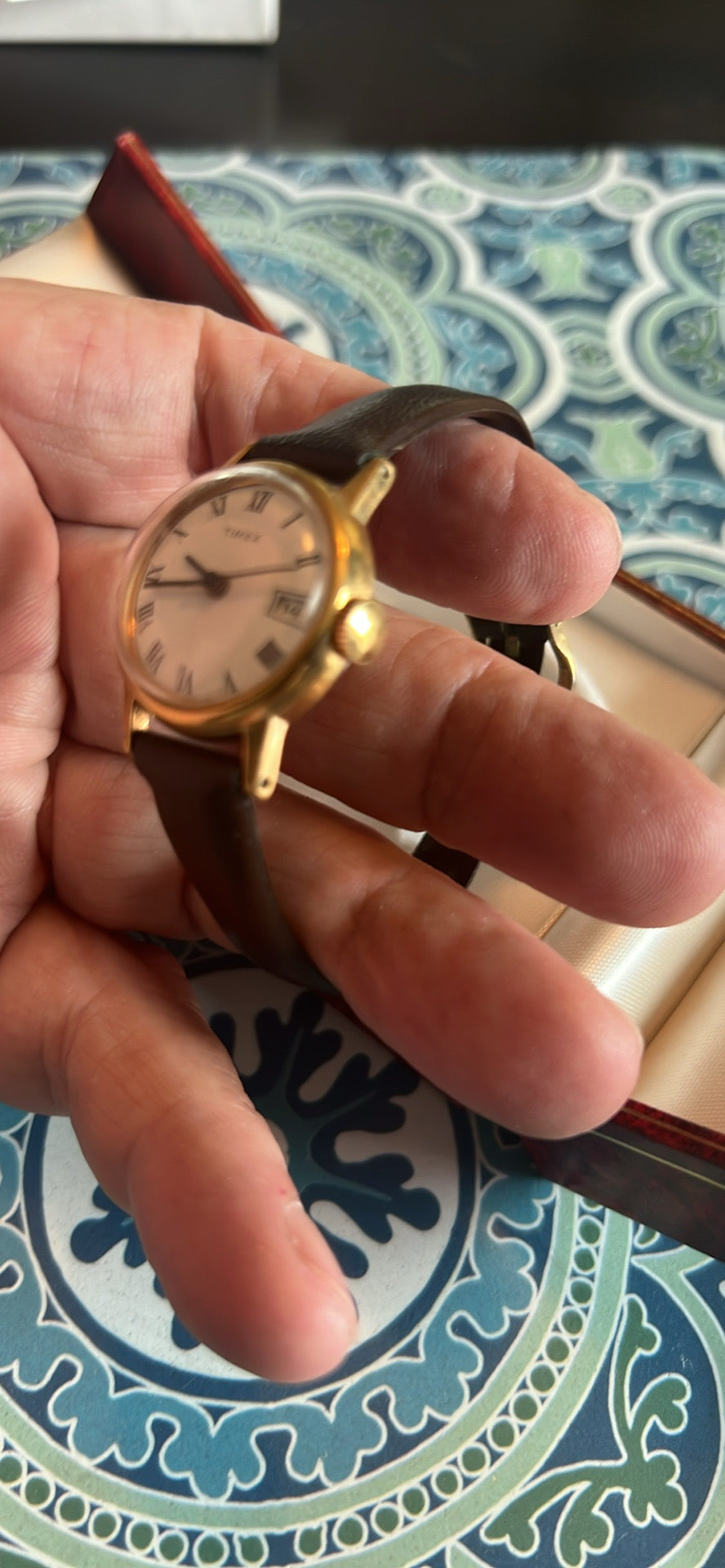 Vintage Timex winding watch dainty cute petite