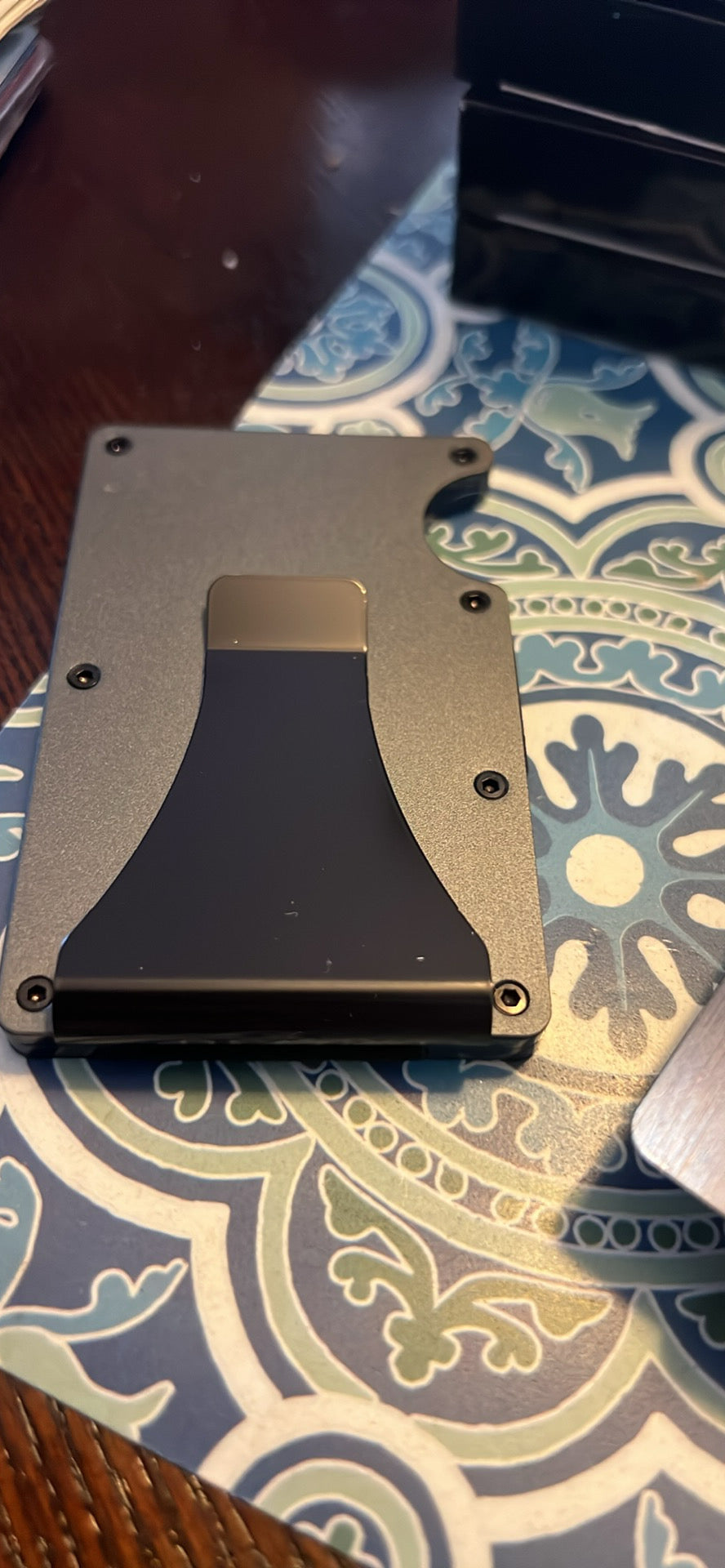 RFID minimalist wallet 10+ cards with money clip