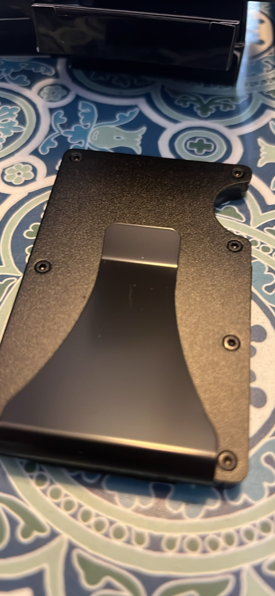 RFID minimalist wallet 10+ cards with money clip