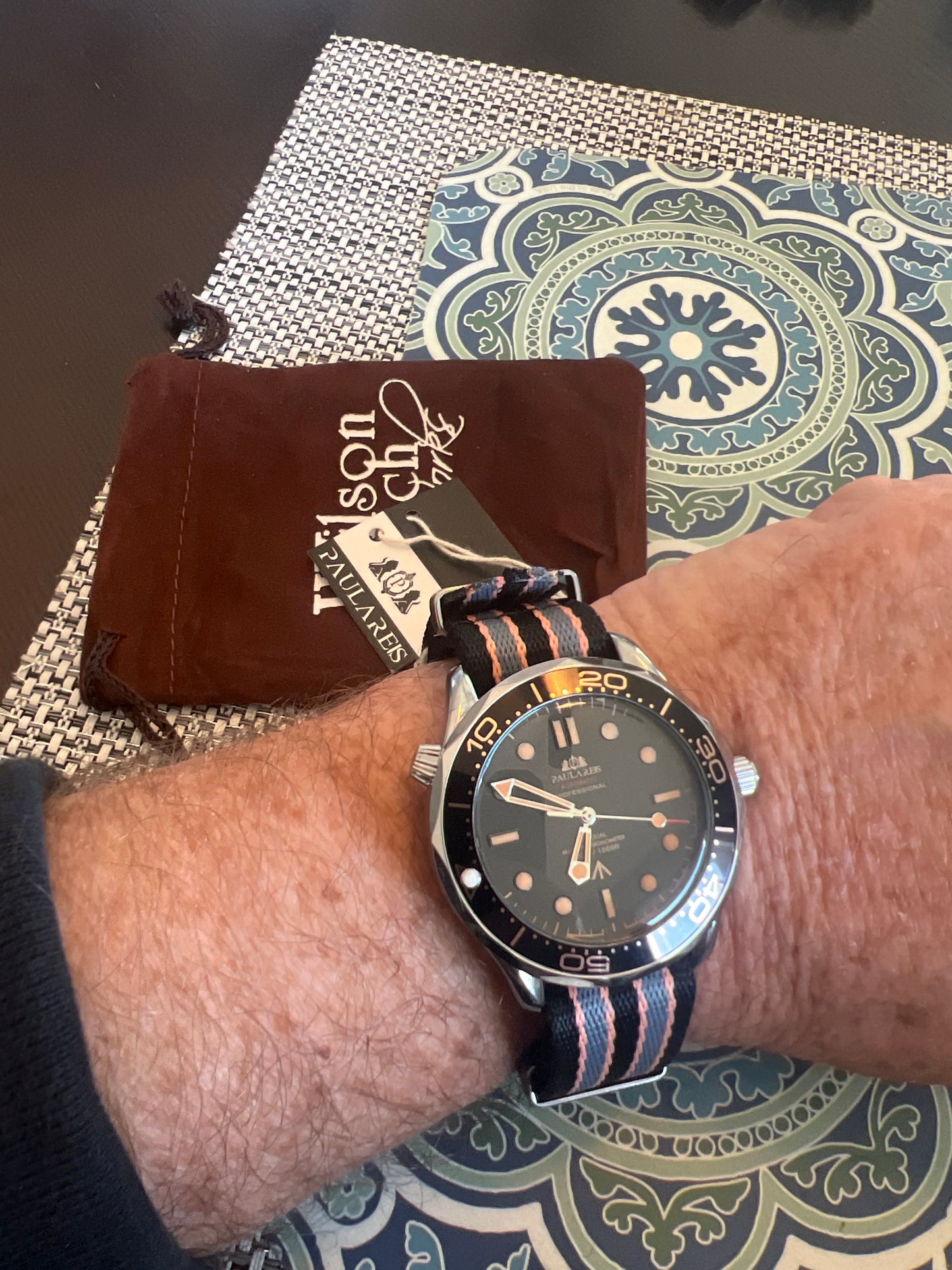 Men’s Paul Ares automatic pro diver watch