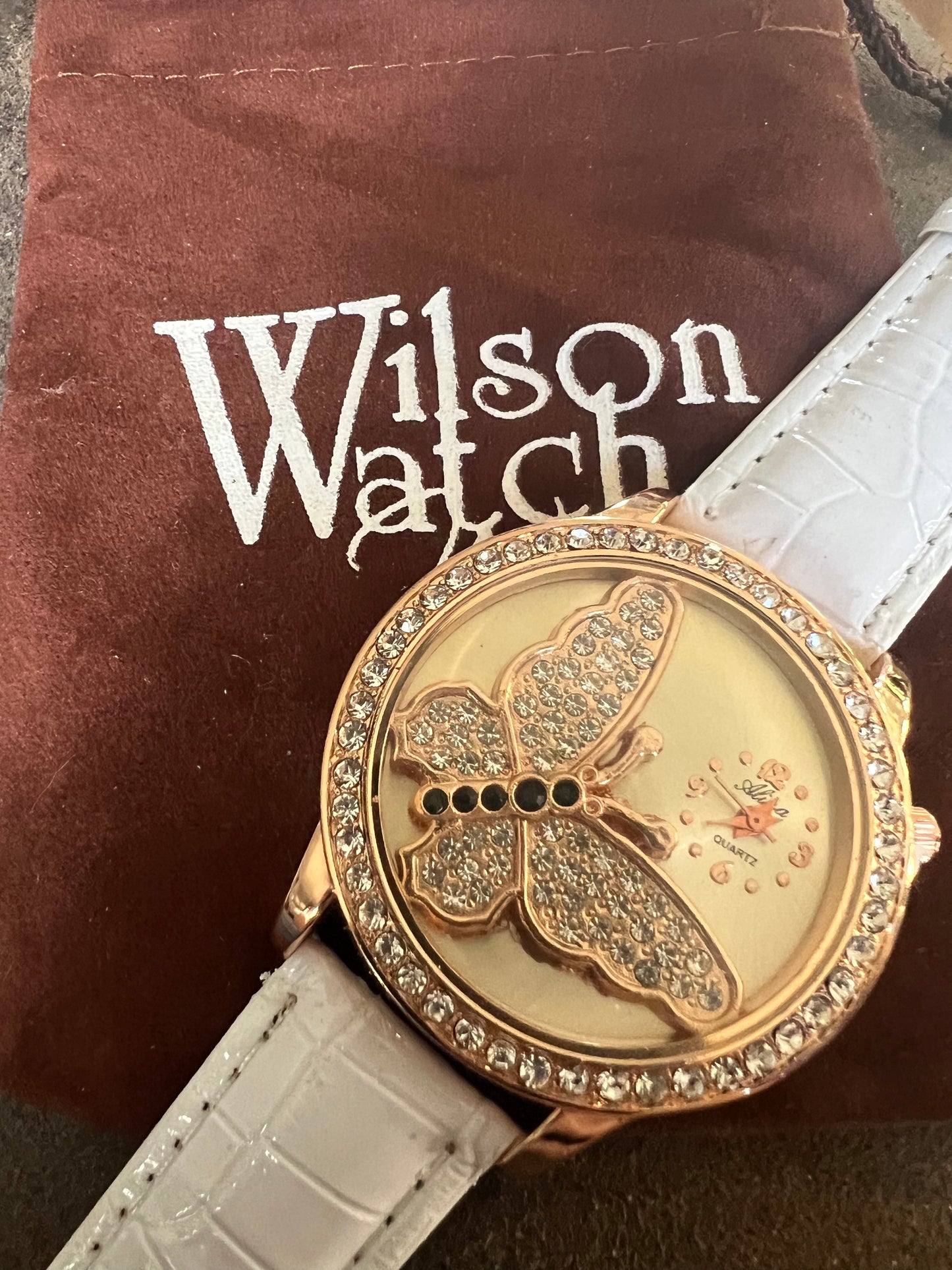 Lady’s Butterfly Bling Watch