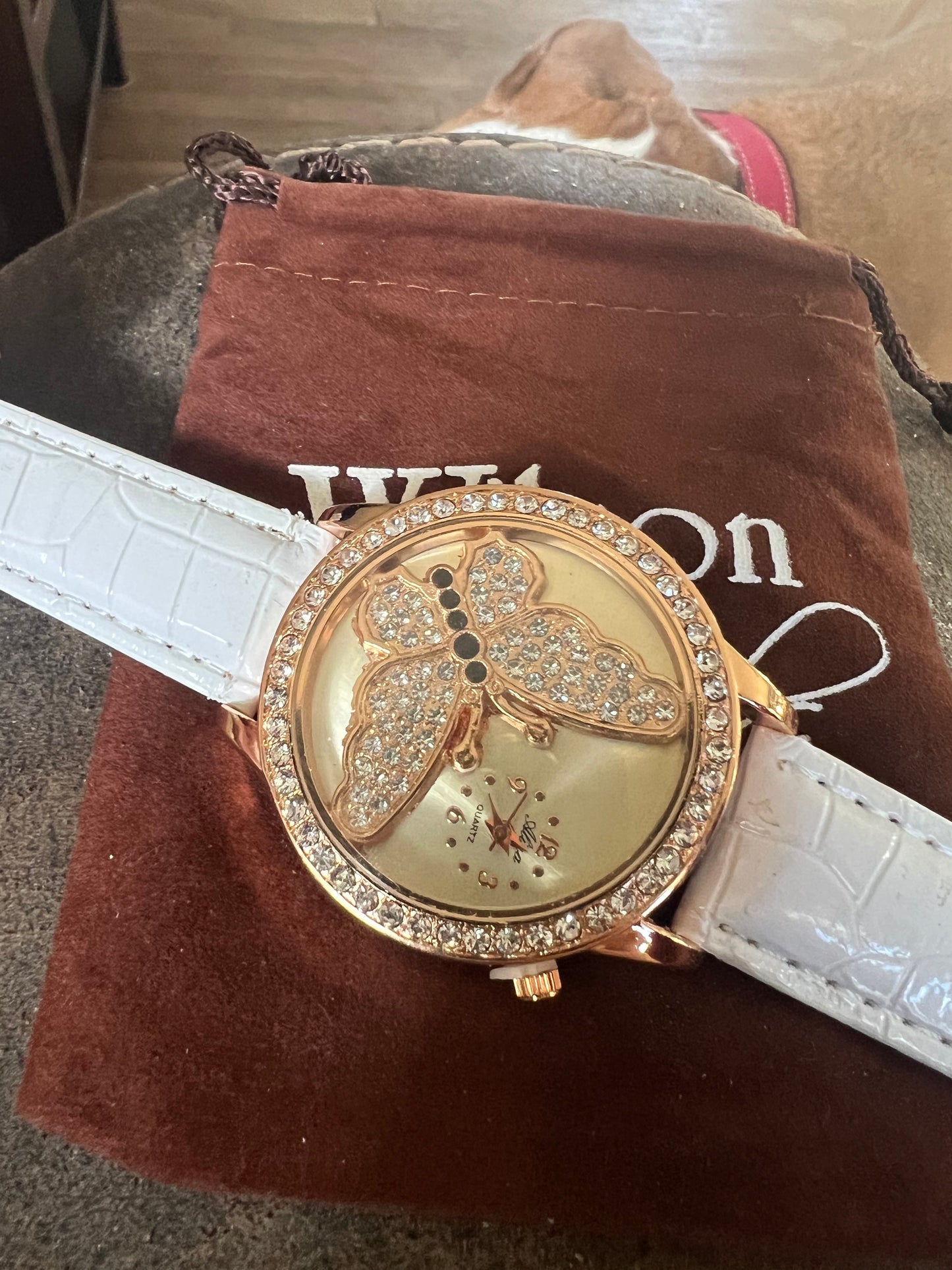 Lady’s Butterfly Bling Watch