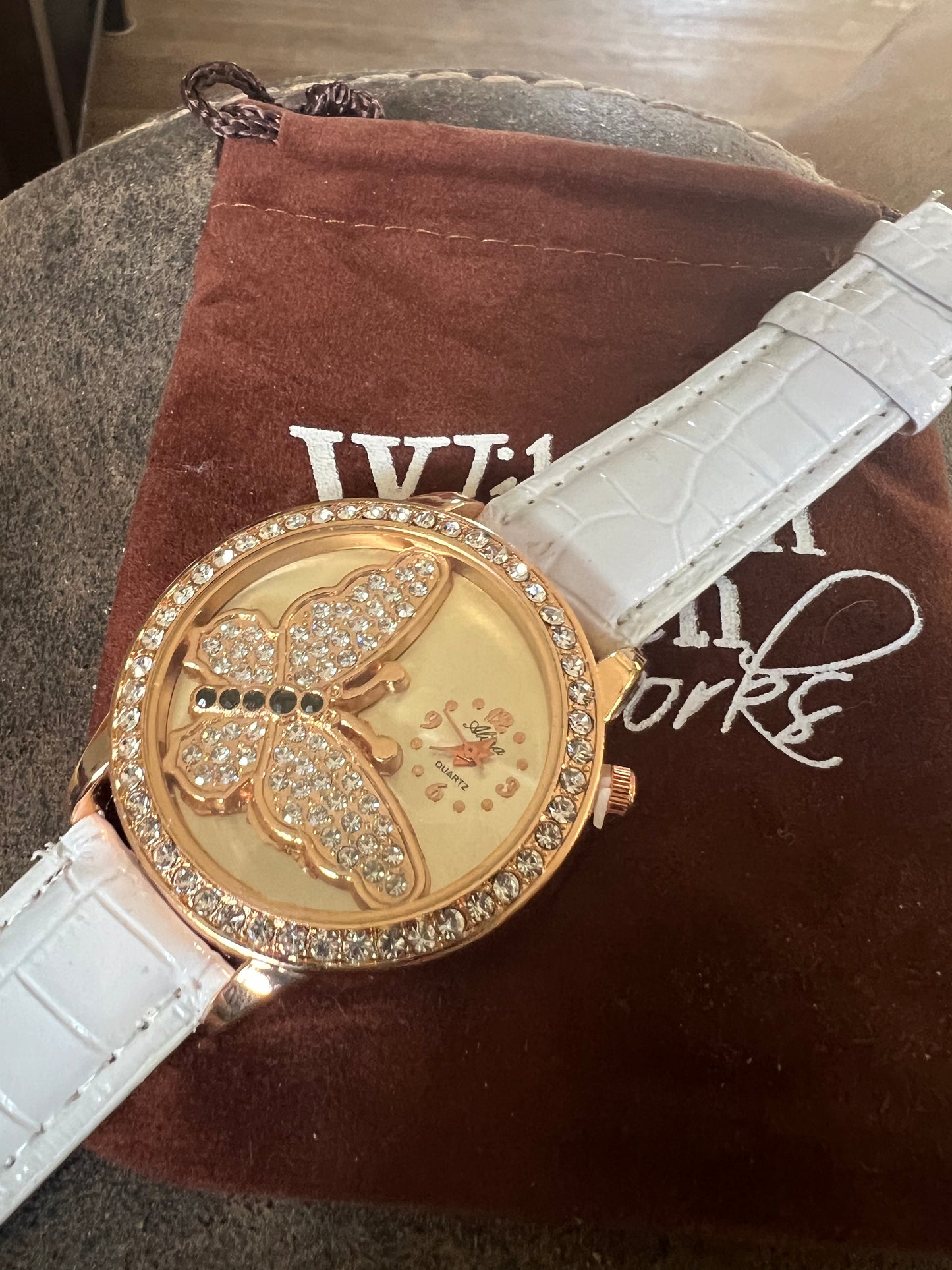 Lady’s Butterfly Bling Watch