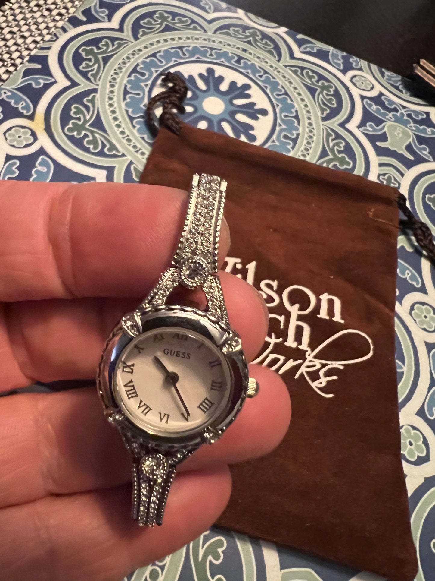 Guess lady’s dainty watch new battery and case gasket