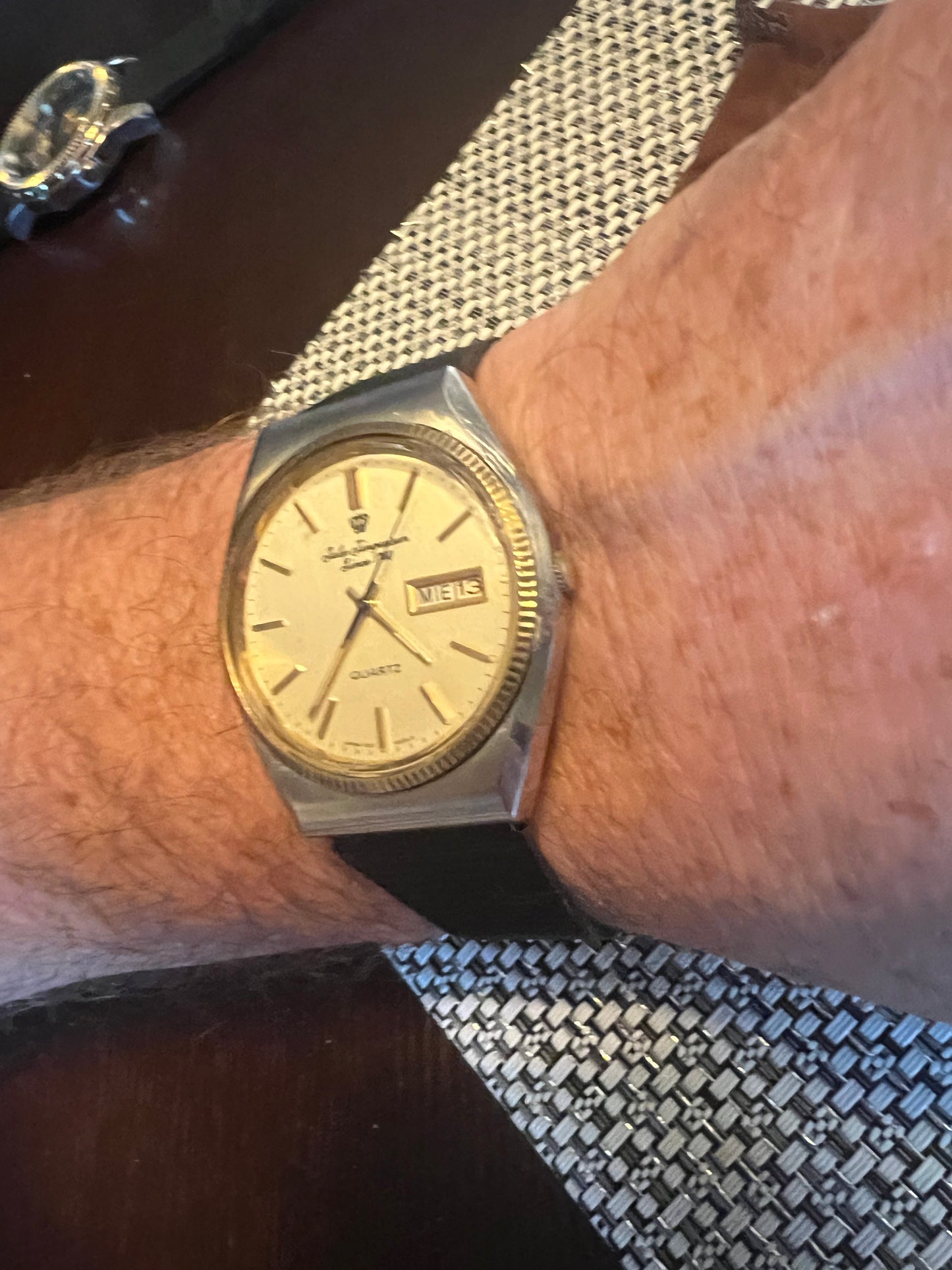 Men’s Jules Jurgenson men’s 1982 vintage watch