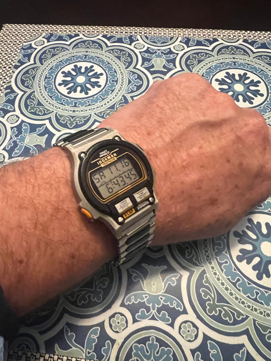 1992 retro Timex Ironman digital watch new battery and case gasket #retro #90’s #1990’s #retrotimex.