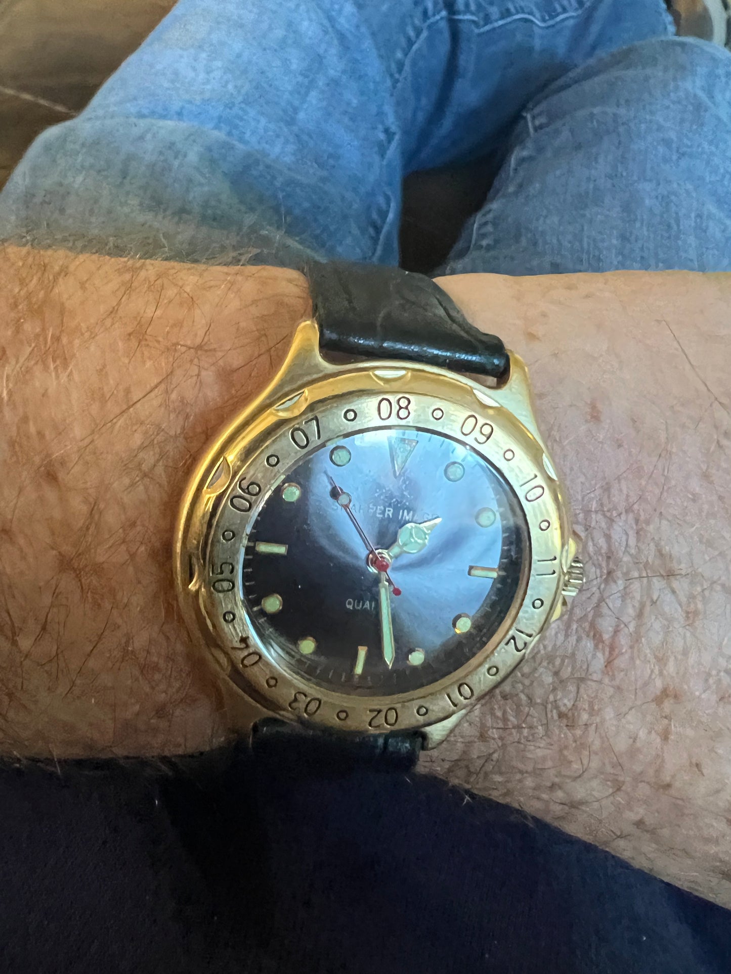 Men’s 90’s vibe Sharper Image Watch