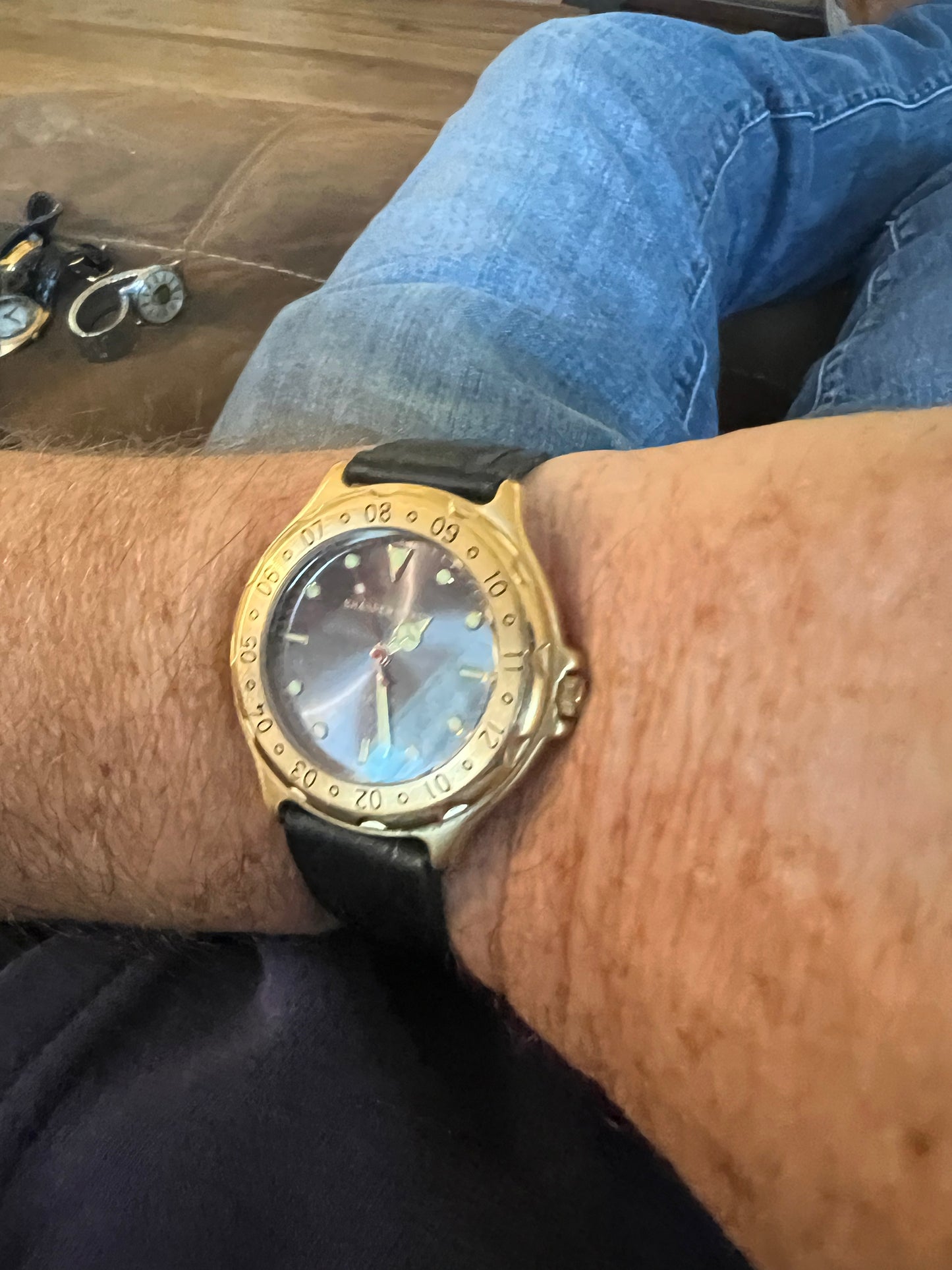 Men’s 90’s vibe Sharper Image Watch