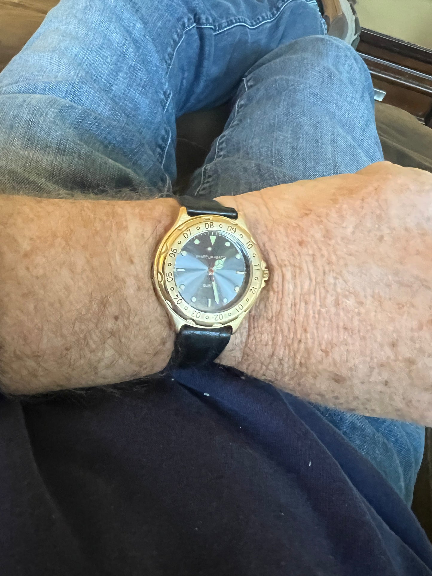 Men’s 90’s vibe Sharper Image Watch