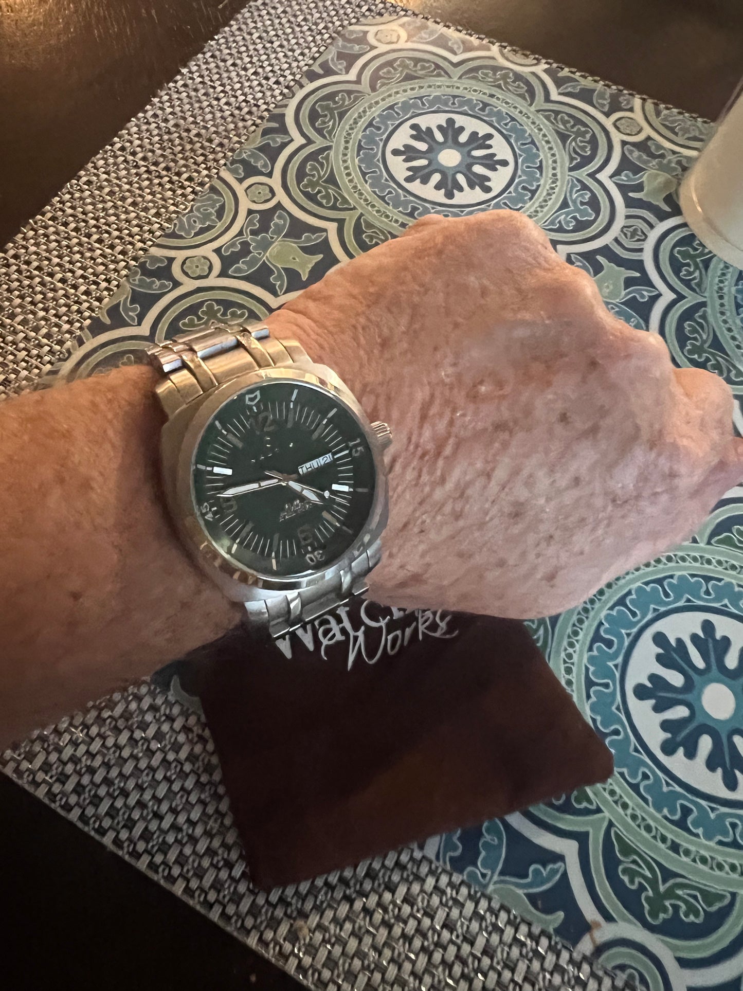 Nautis Stealth 200 Watch GL2087-A Green Dial NEW