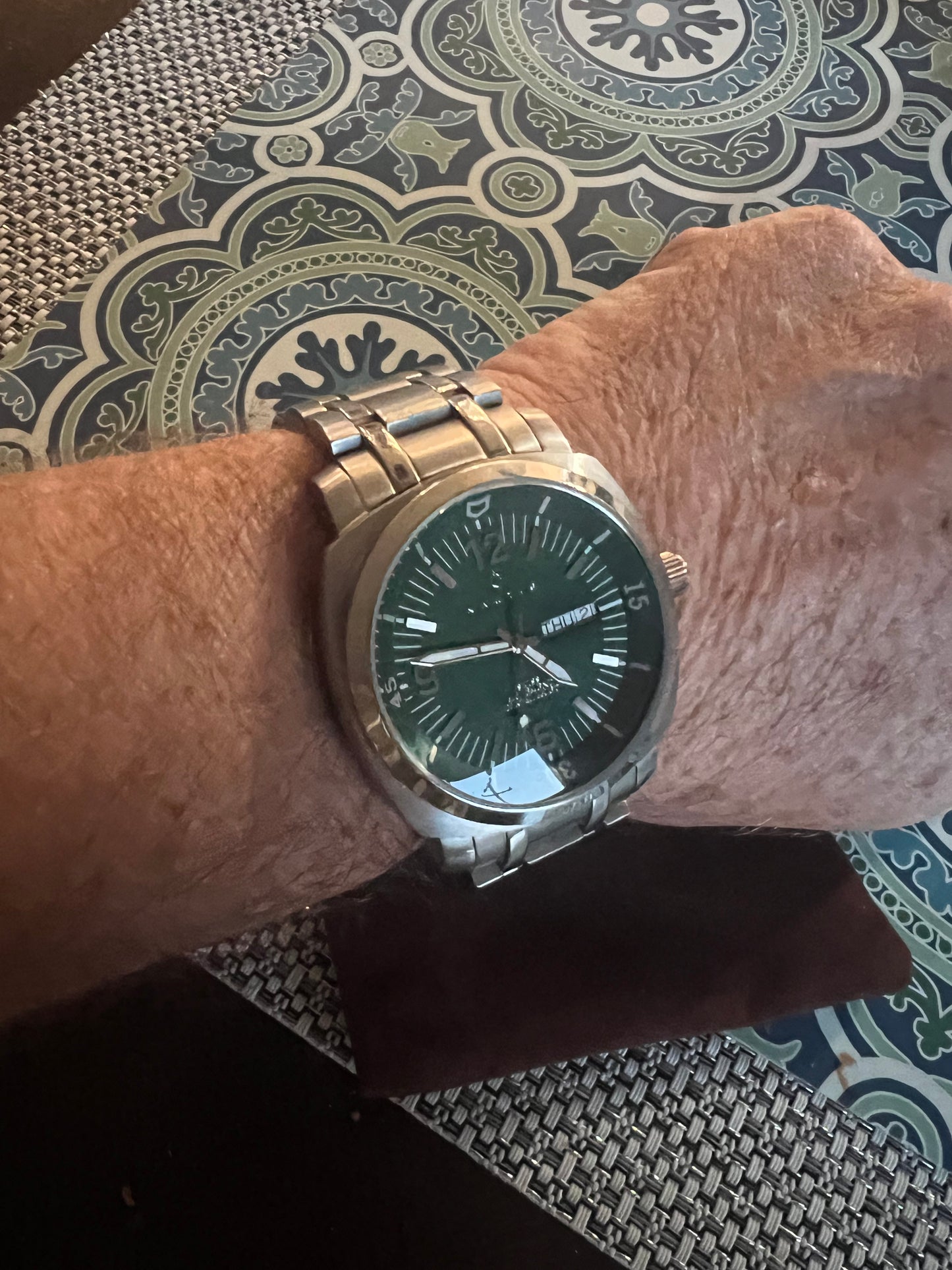 Nautis Stealth 200 Watch GL2087-A Green Dial NEW