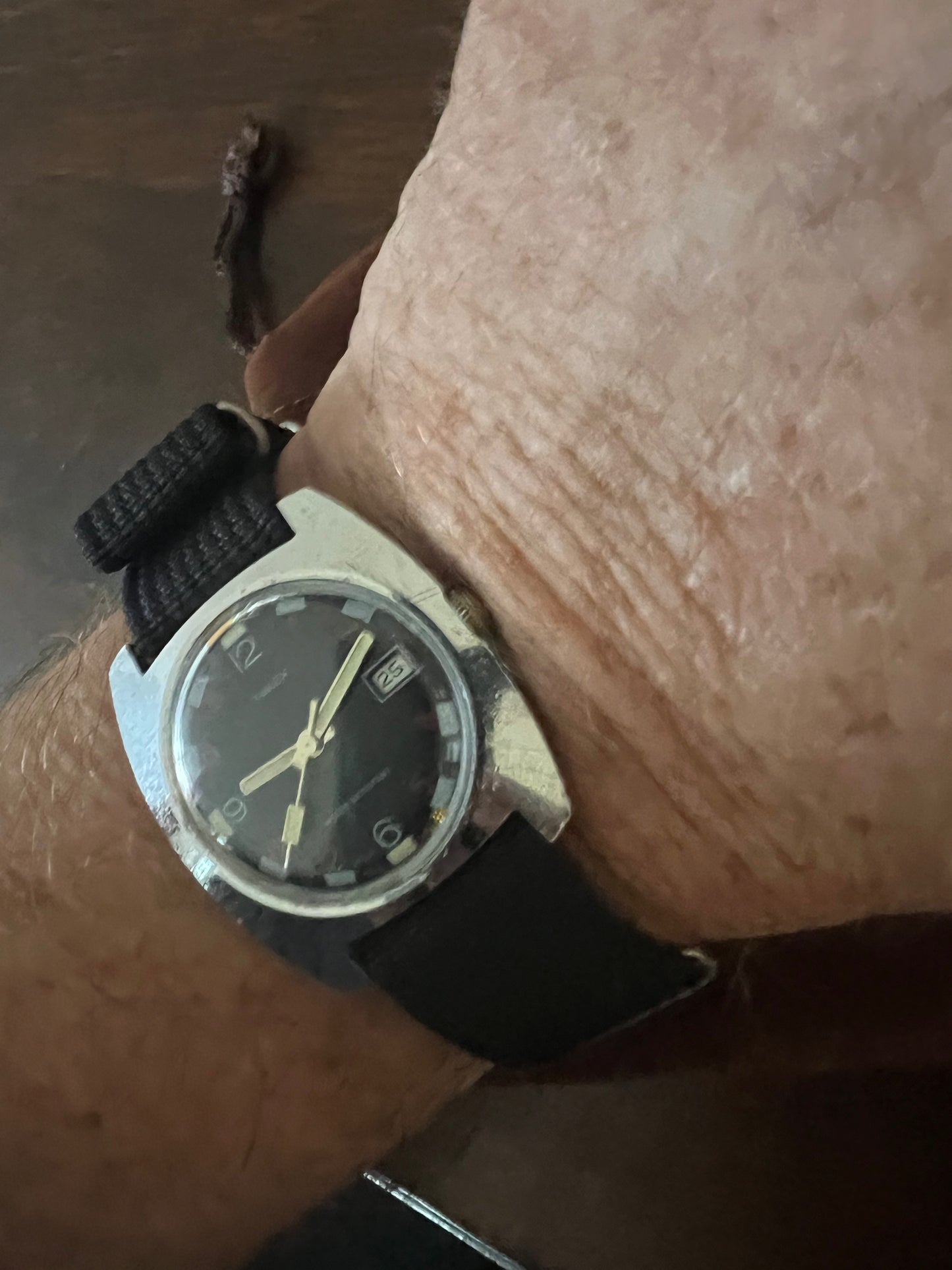 Men’s rare vintage Timex rally watch