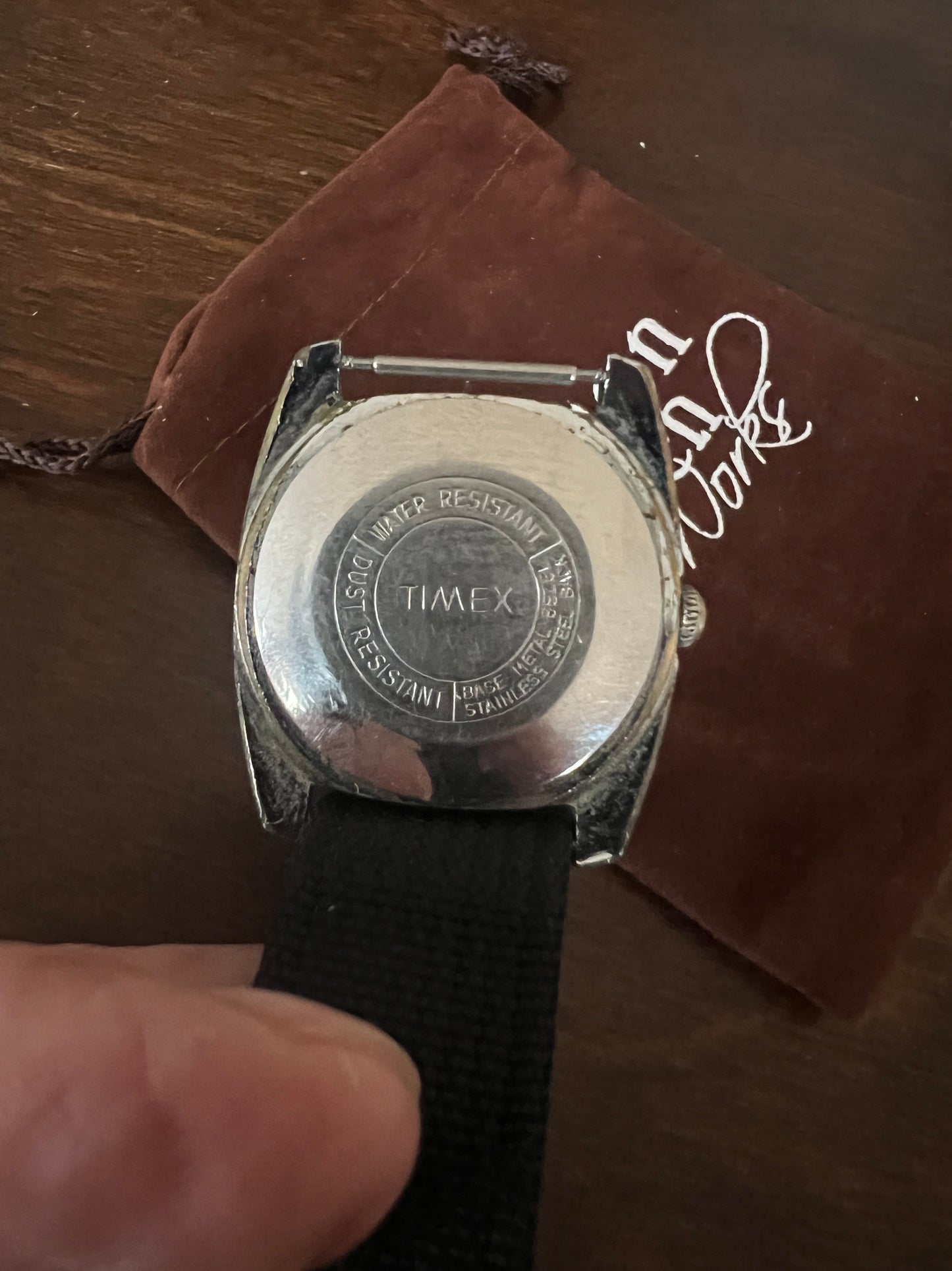 Men’s rare vintage Timex rally watch