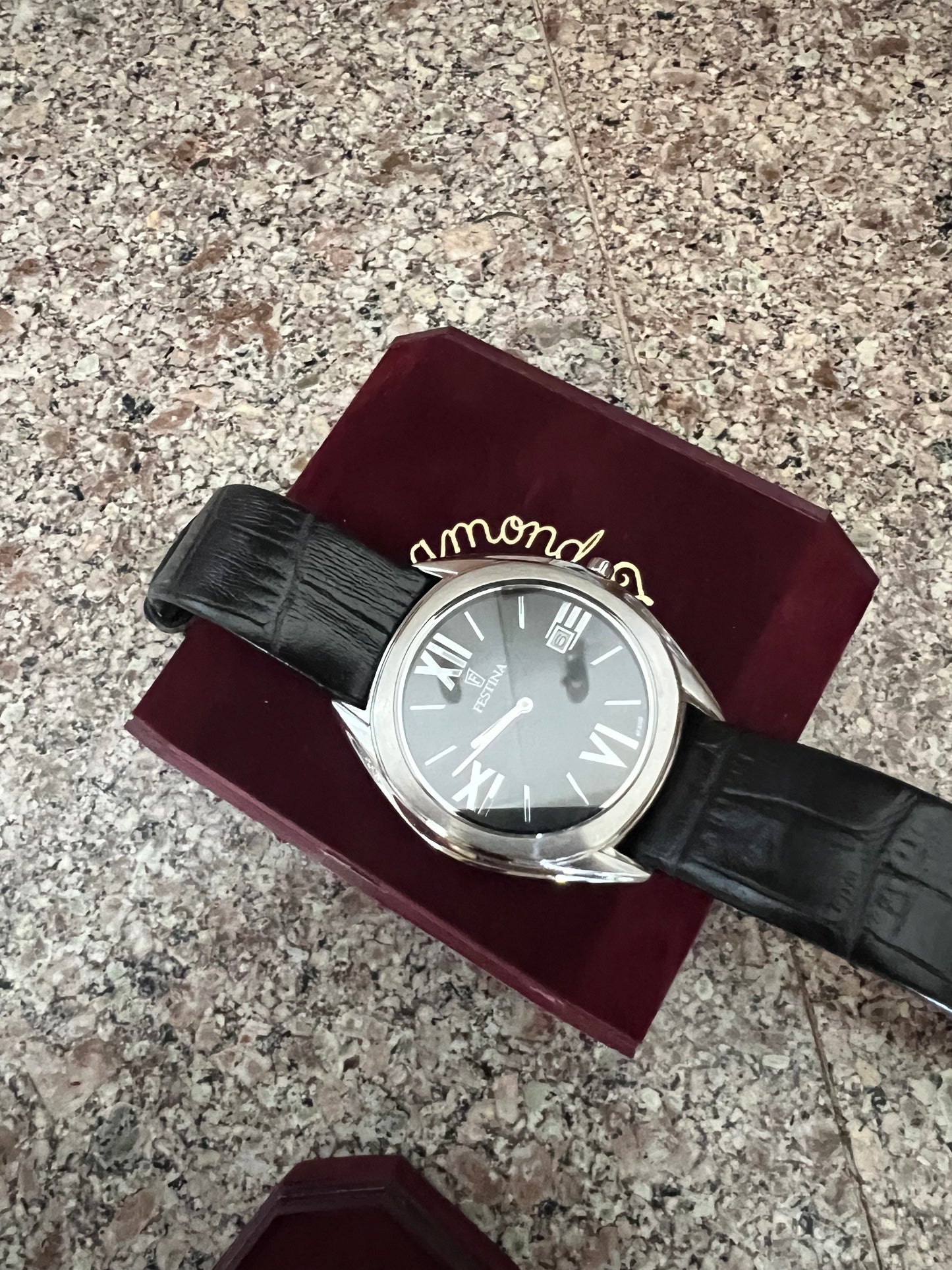 Men’s Festina slim-line under cuff dress watch