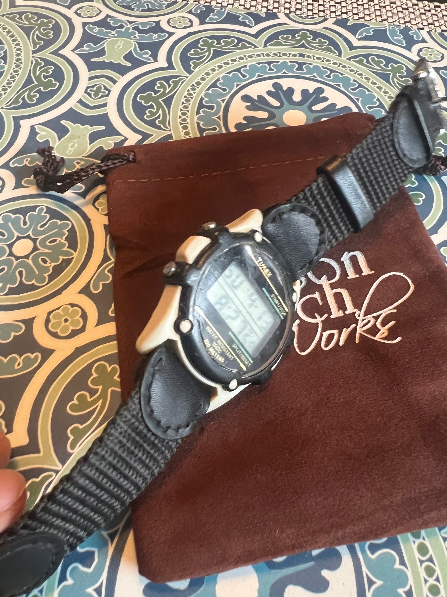 Men’s 1980’s Timex sports watch new battery
