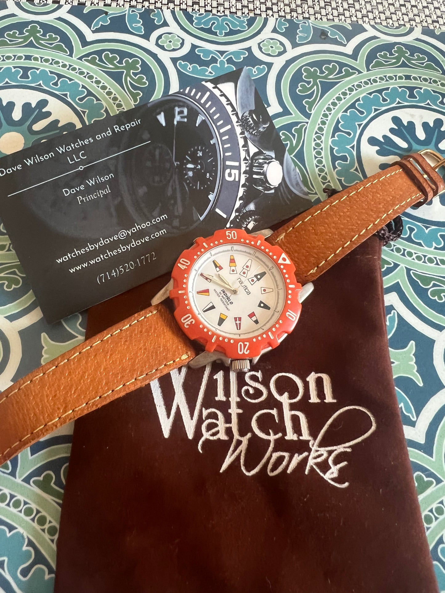 Men’s Nautica 90’s World Cup Sailing Watch