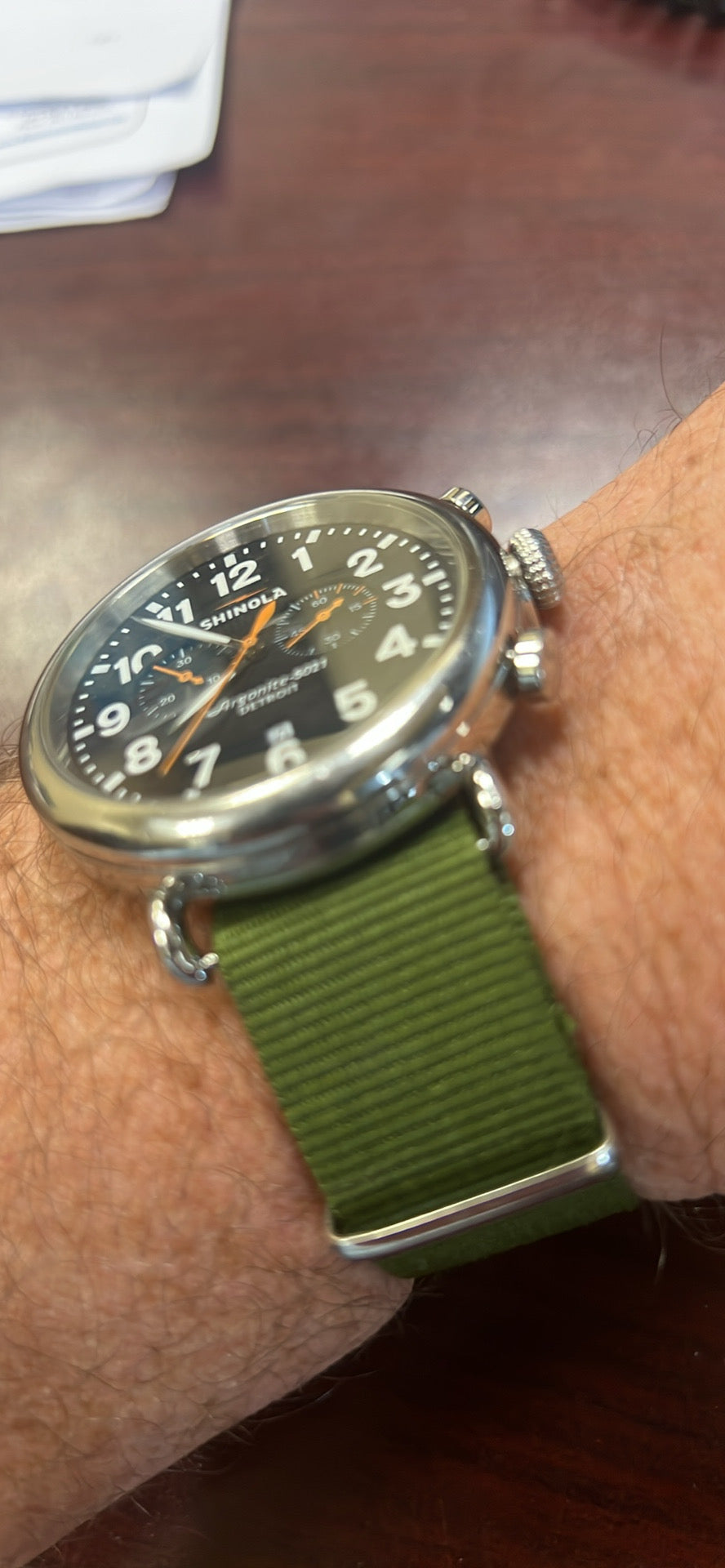 Shinola Argonite 5021 men’s watch