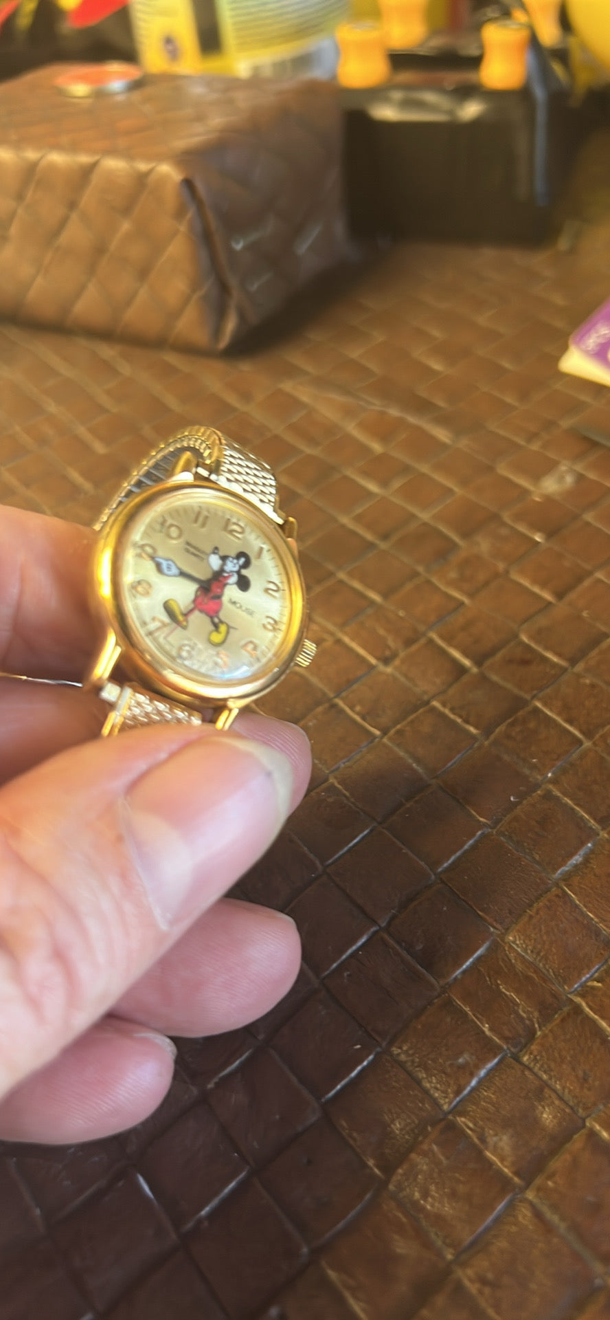 Bradley Swiss Mickey Mouse 50th anniversary ladies watch