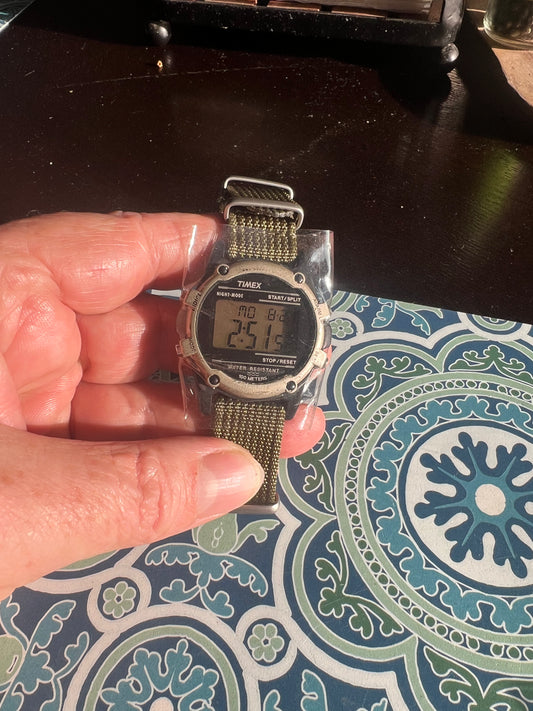 Vintage men’s Timex digital watch