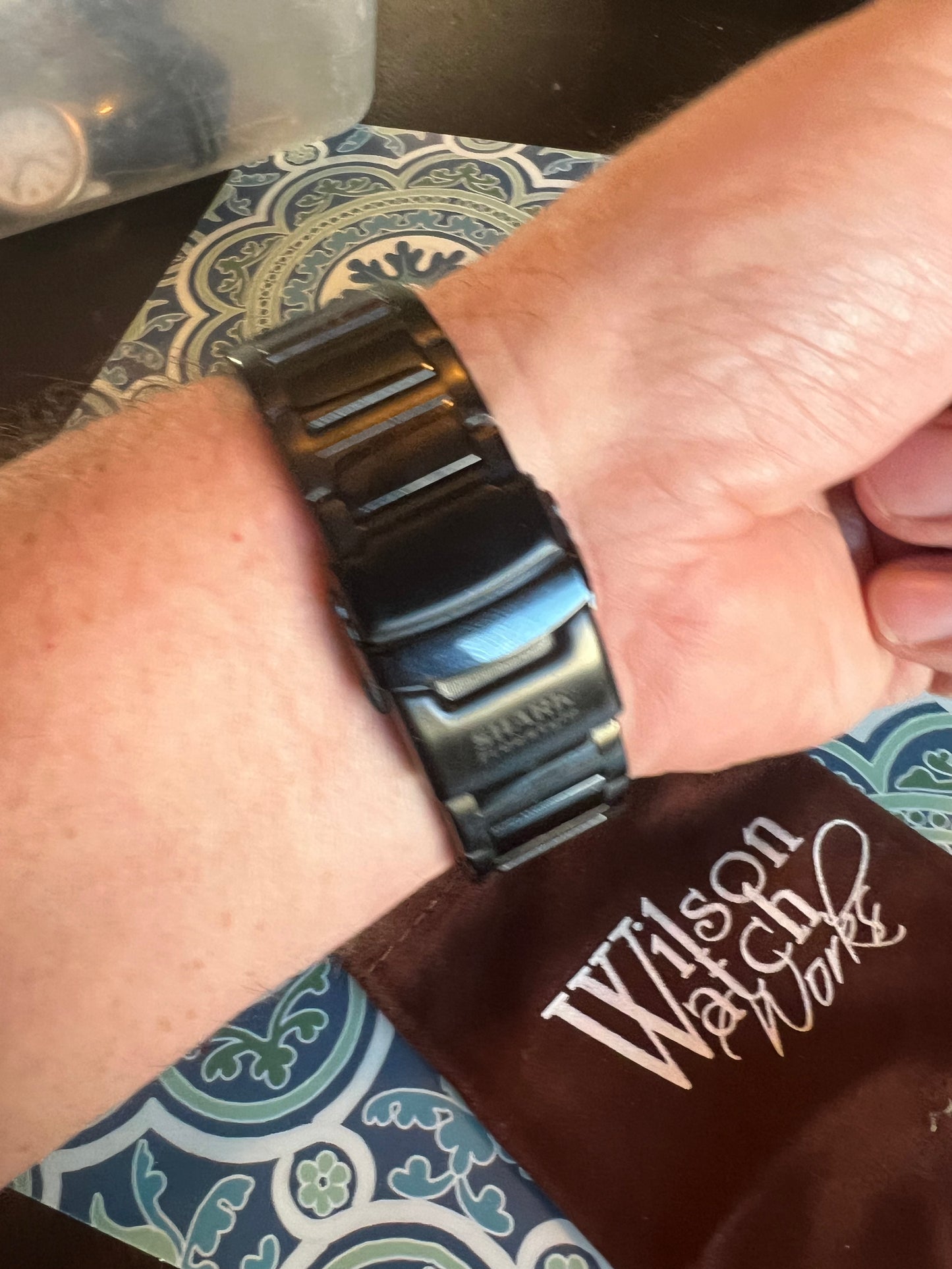 Freestyle Kracken Blackout Watch A126-12 Mint Condition Full Links