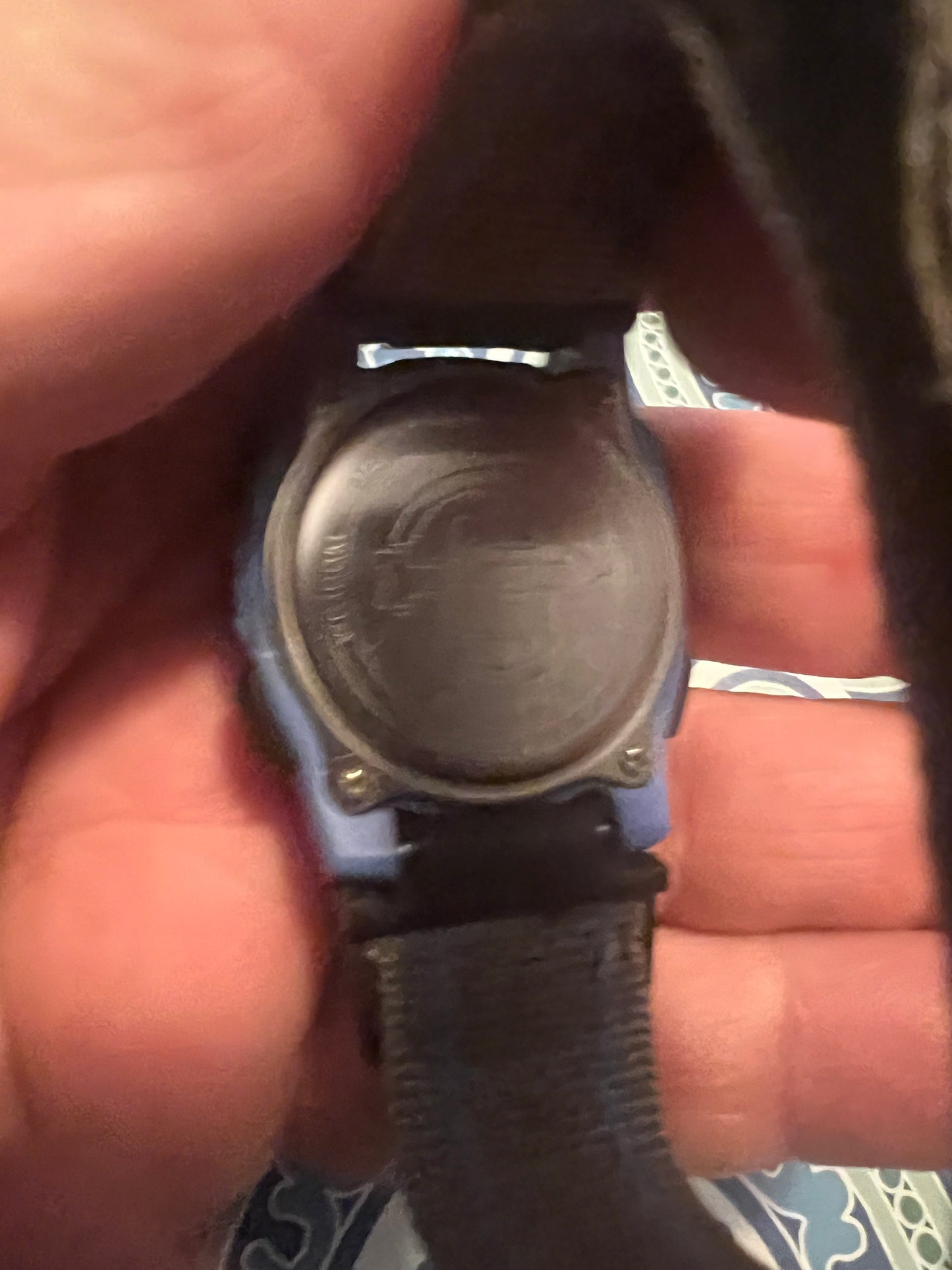 Timex Expedition Watch Vintage 90’s 34mm Blue Gray Nylon Mint. B6