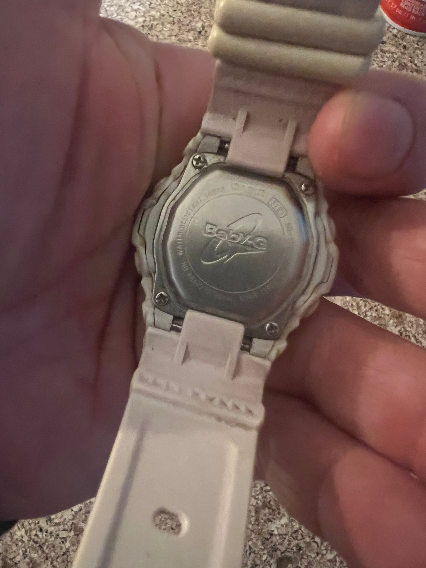 Casio 90’s Baby G 3121 BG-1301 White Digital Watch New Battery B6