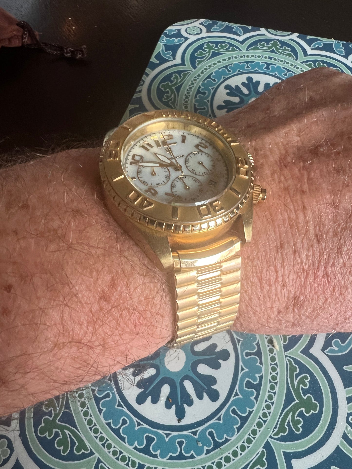 Men’s vintage Chronosport chronograph watch b6