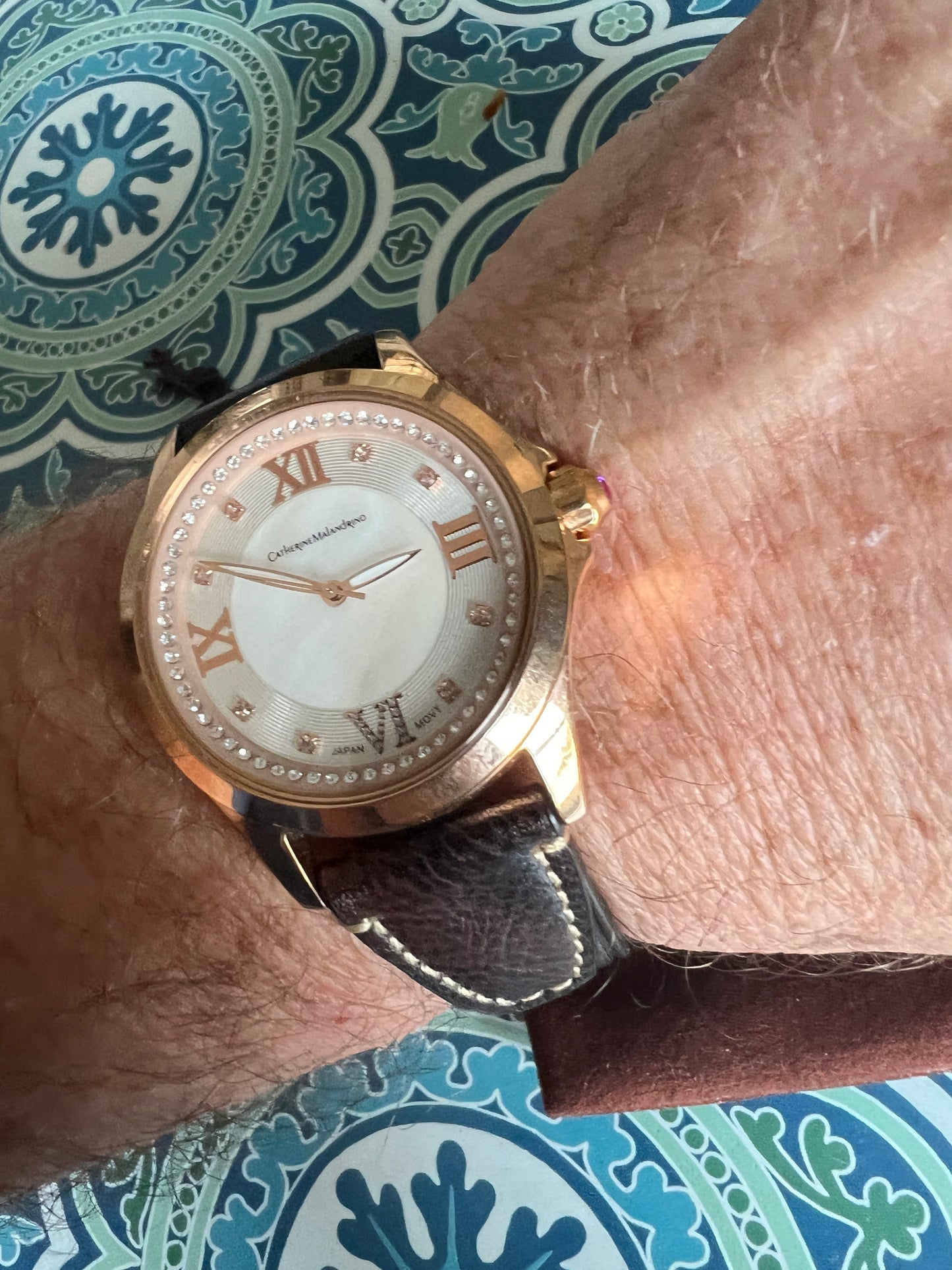 Malandrino MOP dial watch xlnt b6