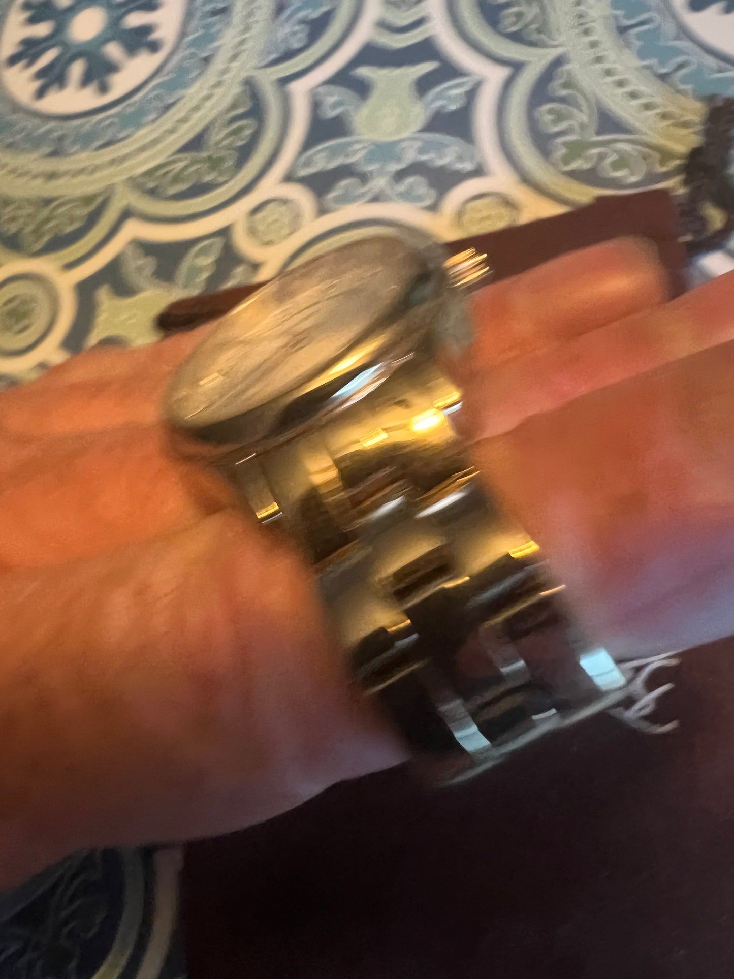 Gold Tone Fossil BQ1571 Water Resistant 5 ATM S/s Quartz Women's Watch b6