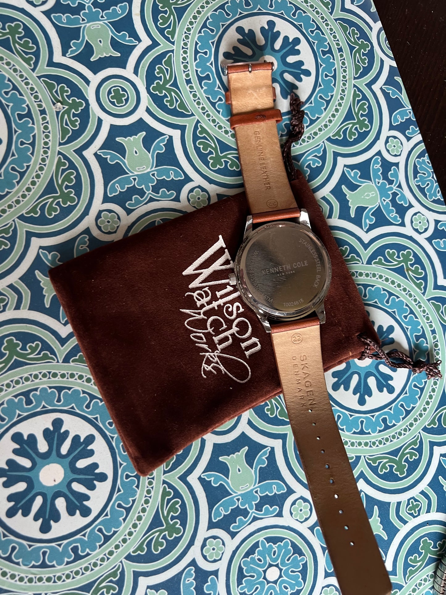 Men’s Kenneth Cole 10024815 designer watch new battery B6