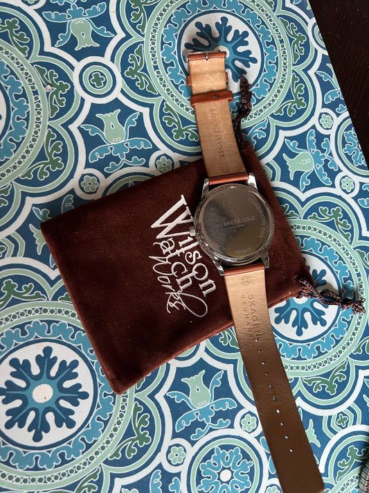 Men’s Kenneth Cole 10024815 designer watch new battery B6