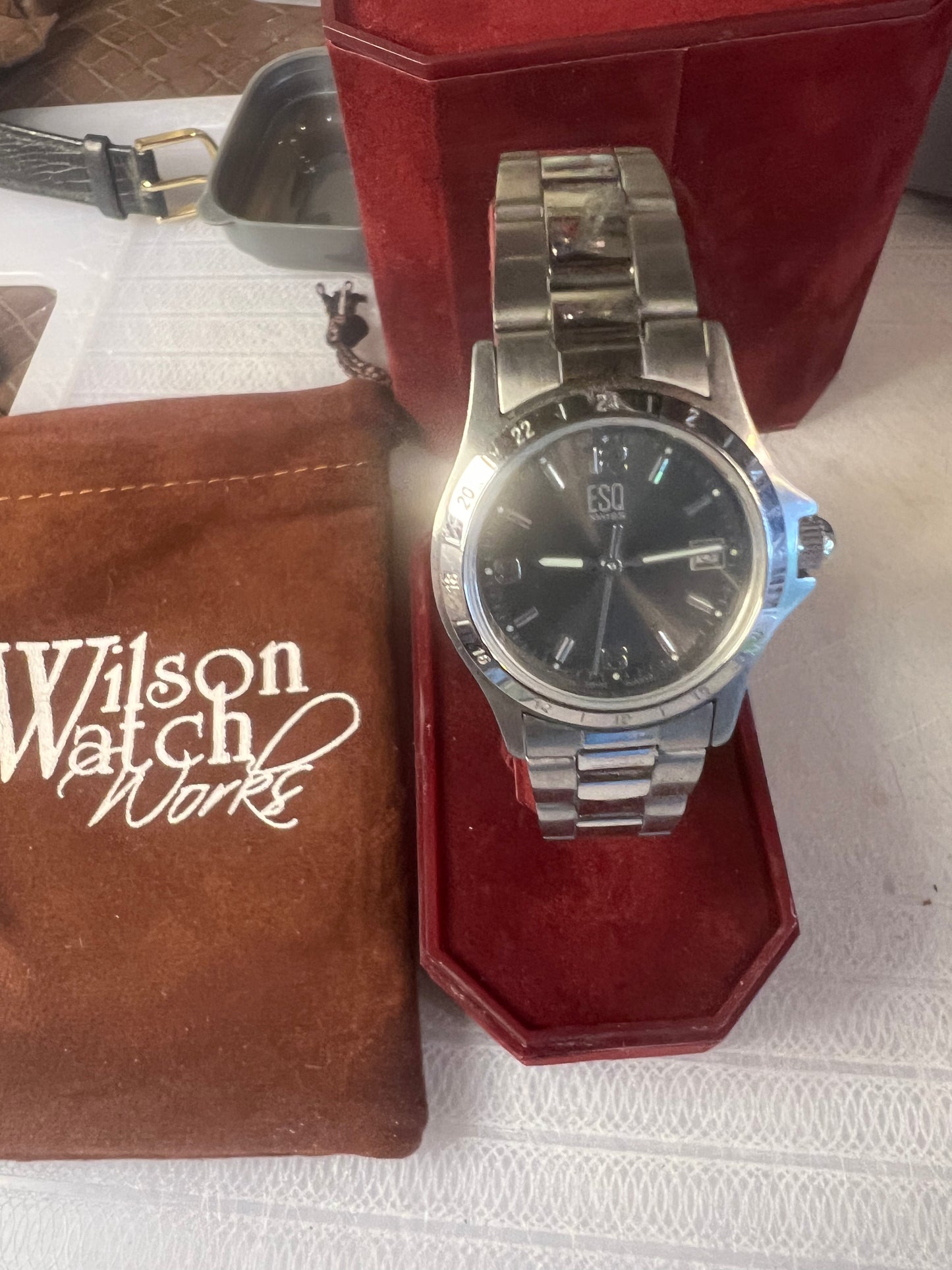 ESQ Swiss Stainless Steel Ladies Dainty Watch B8 E5100