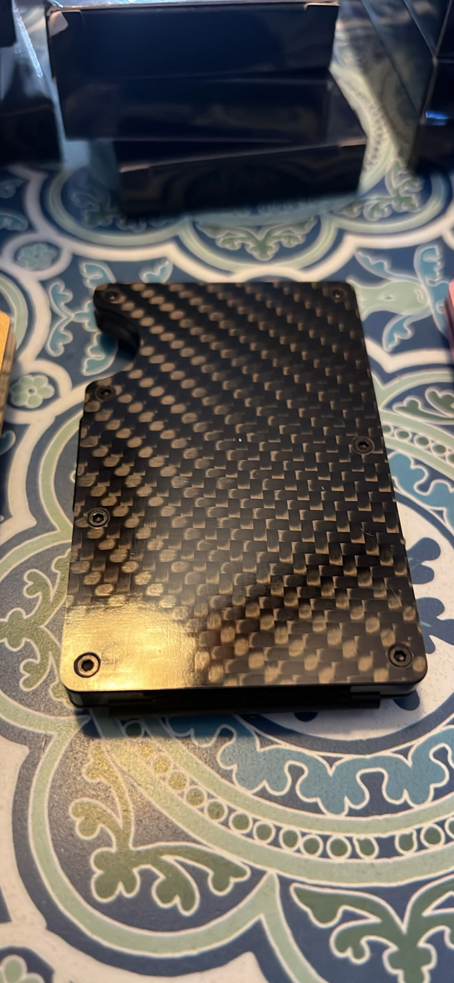 RFID minimalist wallet 10+ cards with money clip
