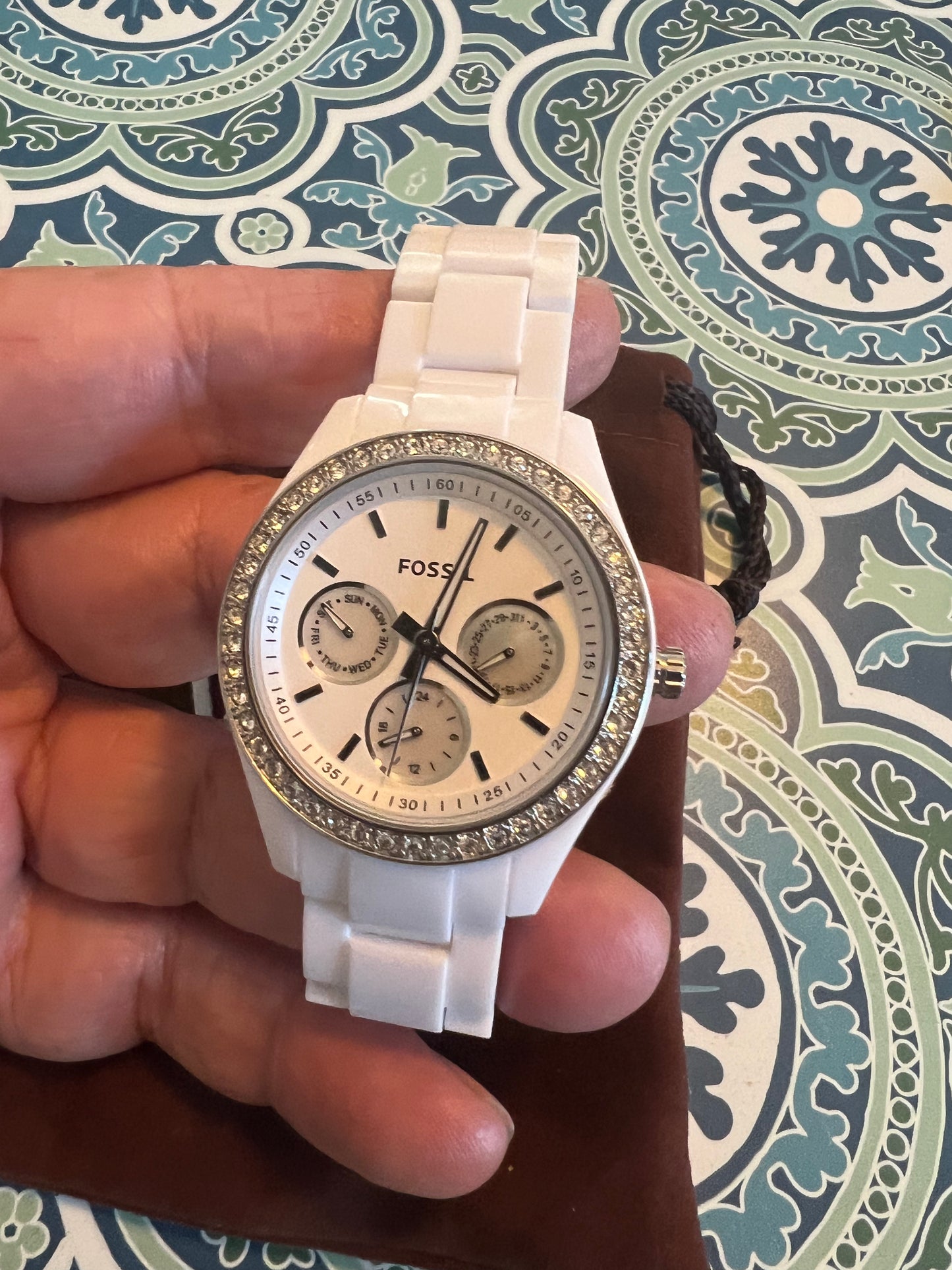 Fossil Boyfriend ES-1967 ladies watch like new, new battery B8