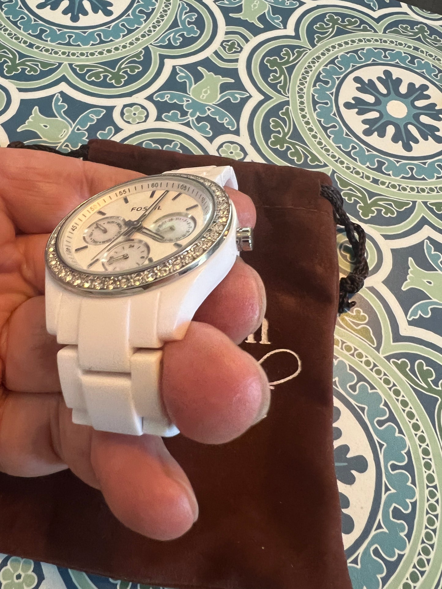 Fossil Boyfriend ES-1967 ladies watch like new, new battery B8